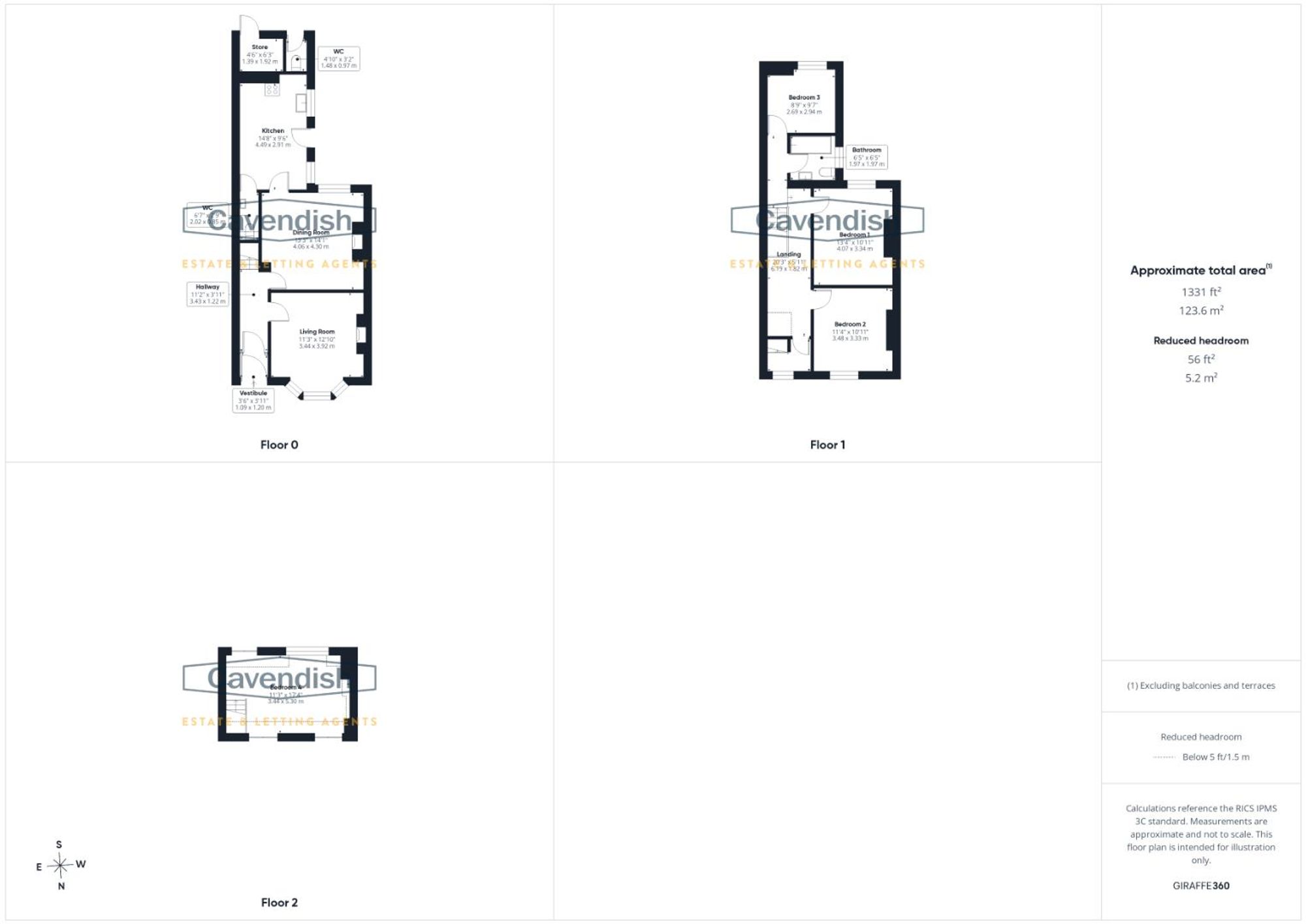 Floor plan — Queens Road, Chester, CH1