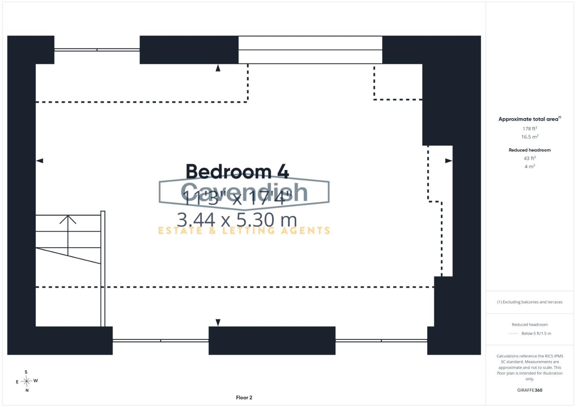 Floor plan — Queens Road, Chester, CH1