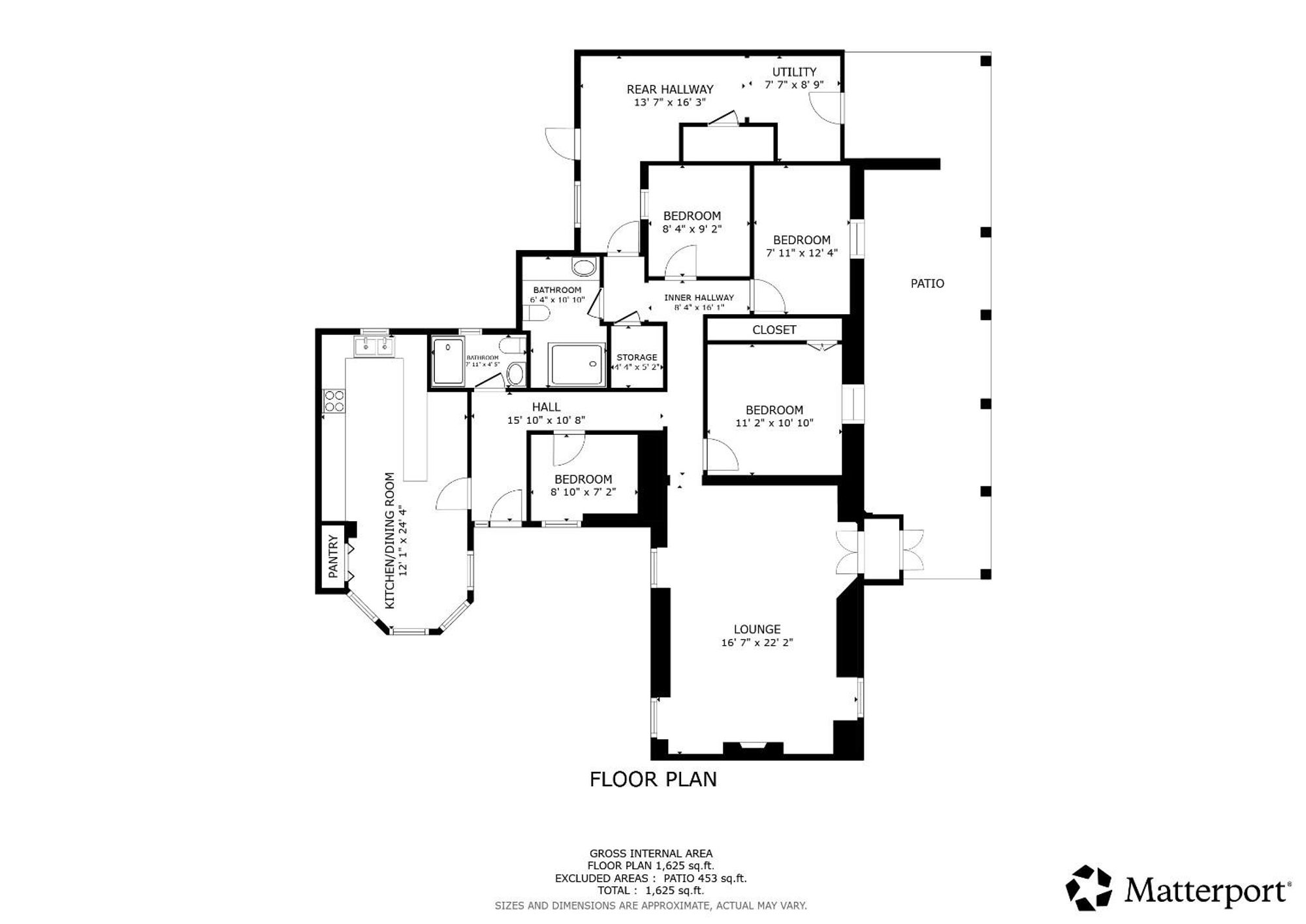Floor plan — Denbigh Road, Afonwen, CH7