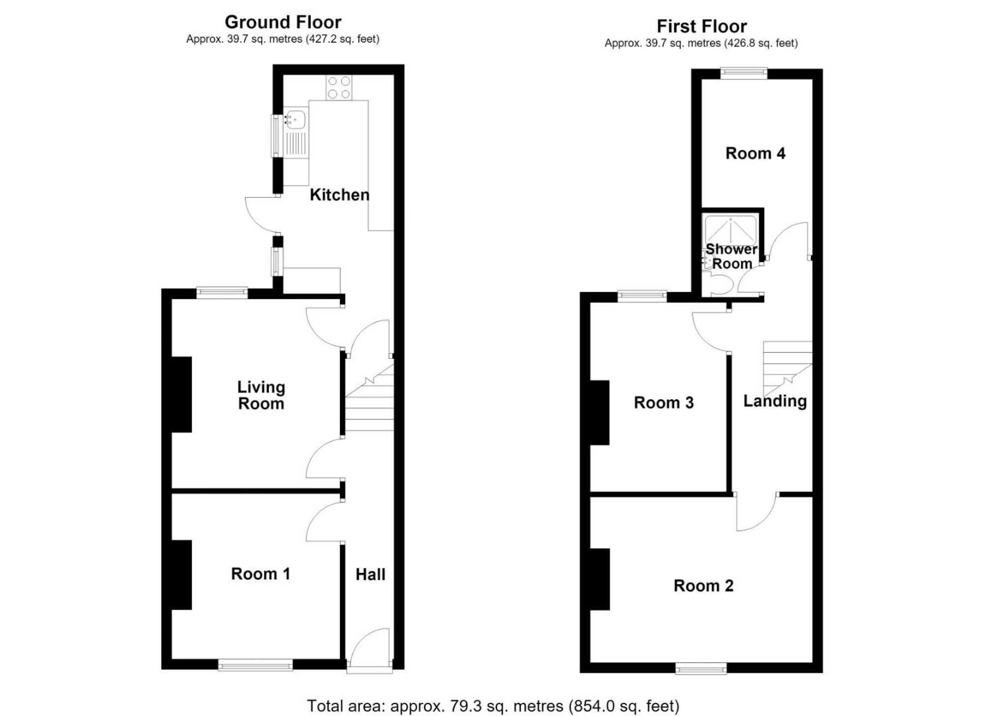 Floor plan — Cherry Road, Chester, CH3
