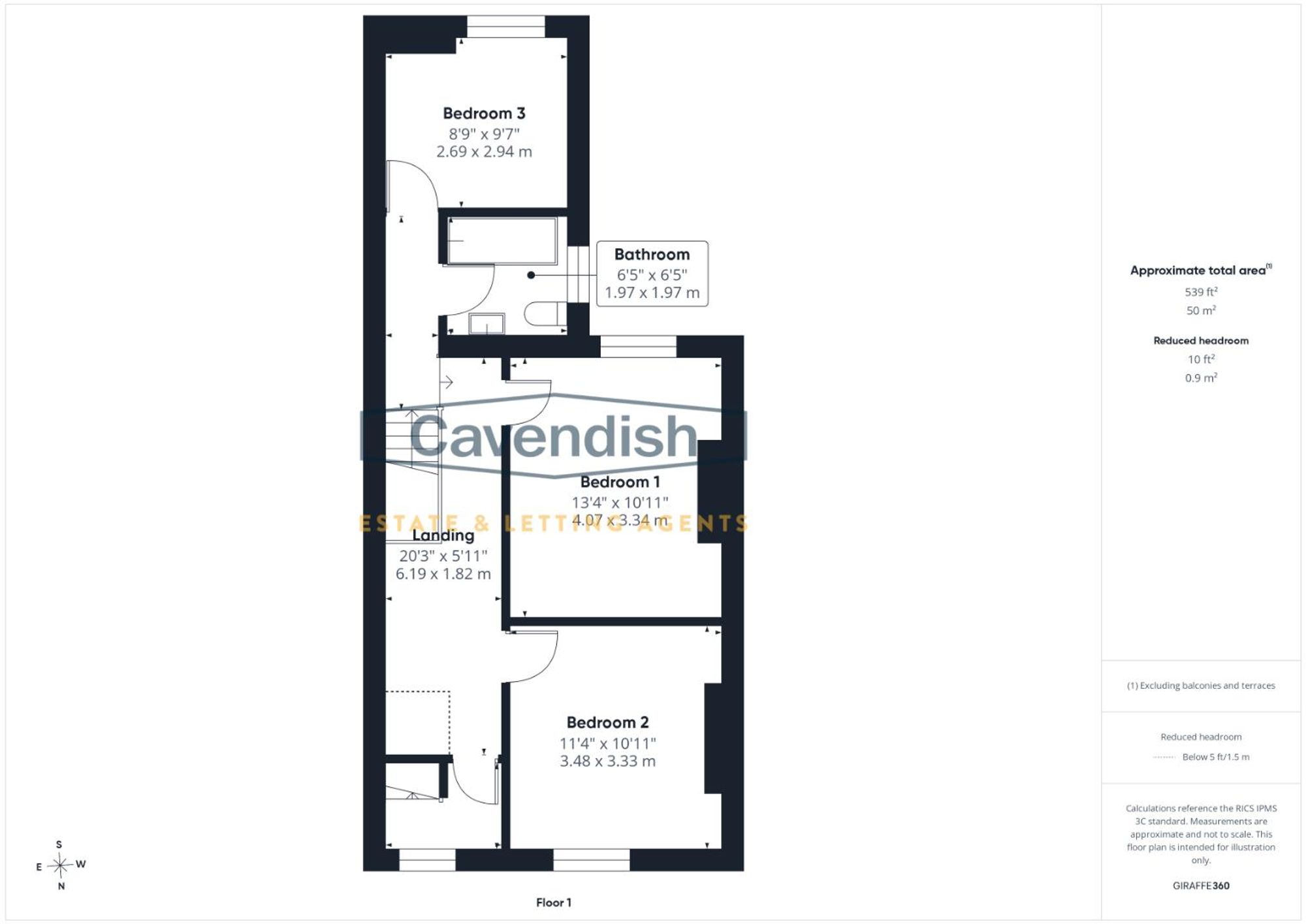 Floor plan — Queens Road, Chester, CH1