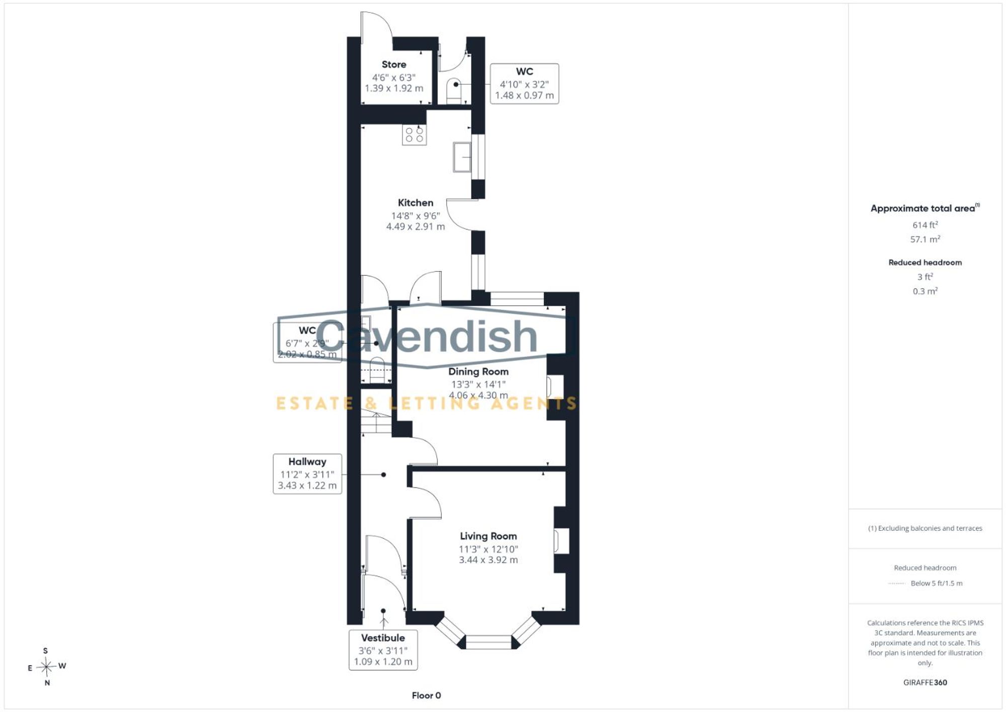 Floor plan — Queens Road, Chester, CH1
