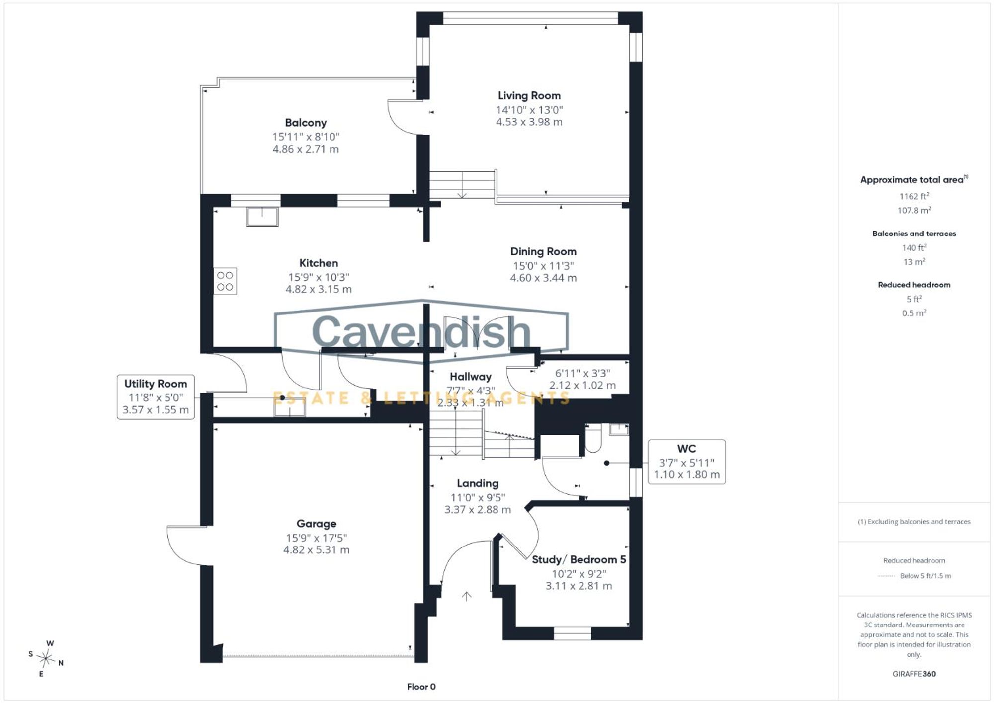 Floor plan — Flint Mountain, Flint, CH6