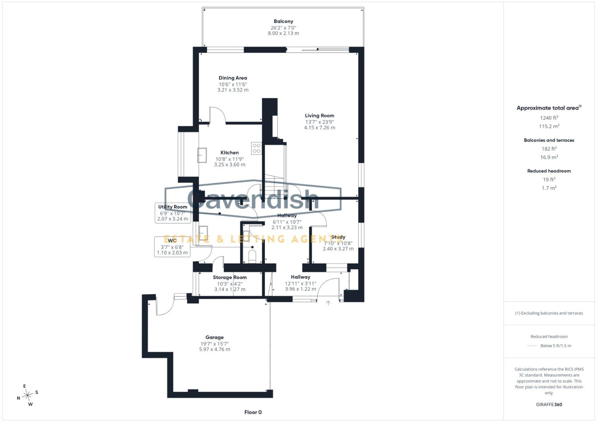 Floor plan — Black Brook, Sychdyn, CH7