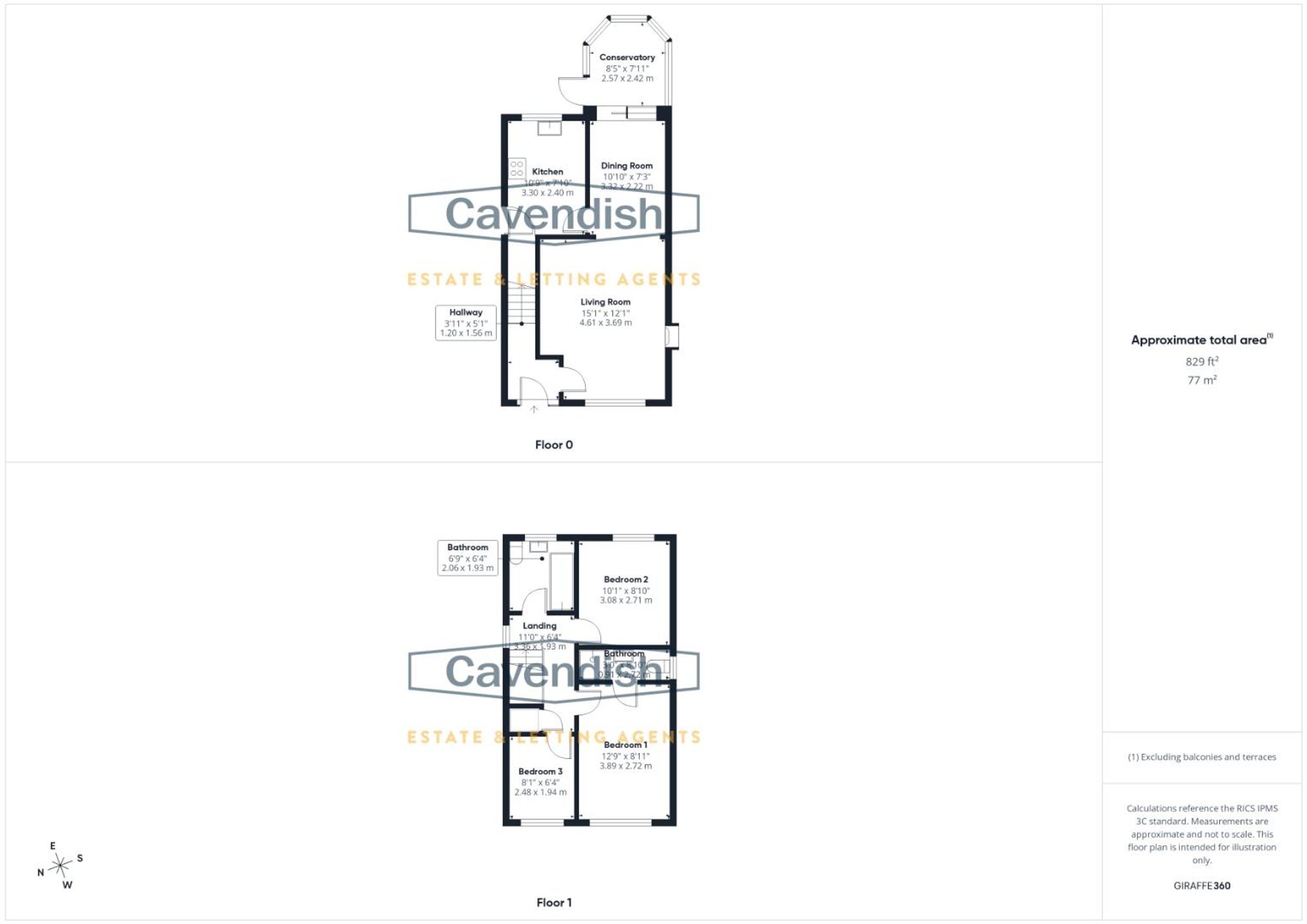 Floor plan — Llys Brenig, Ewloe, CH5