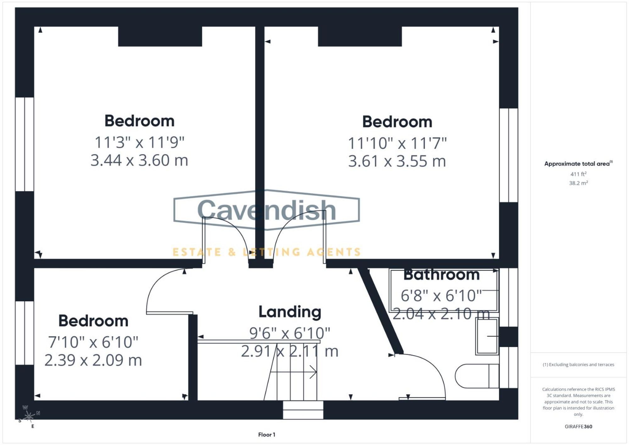 Floor plan — Chester Road, Mold, CH7