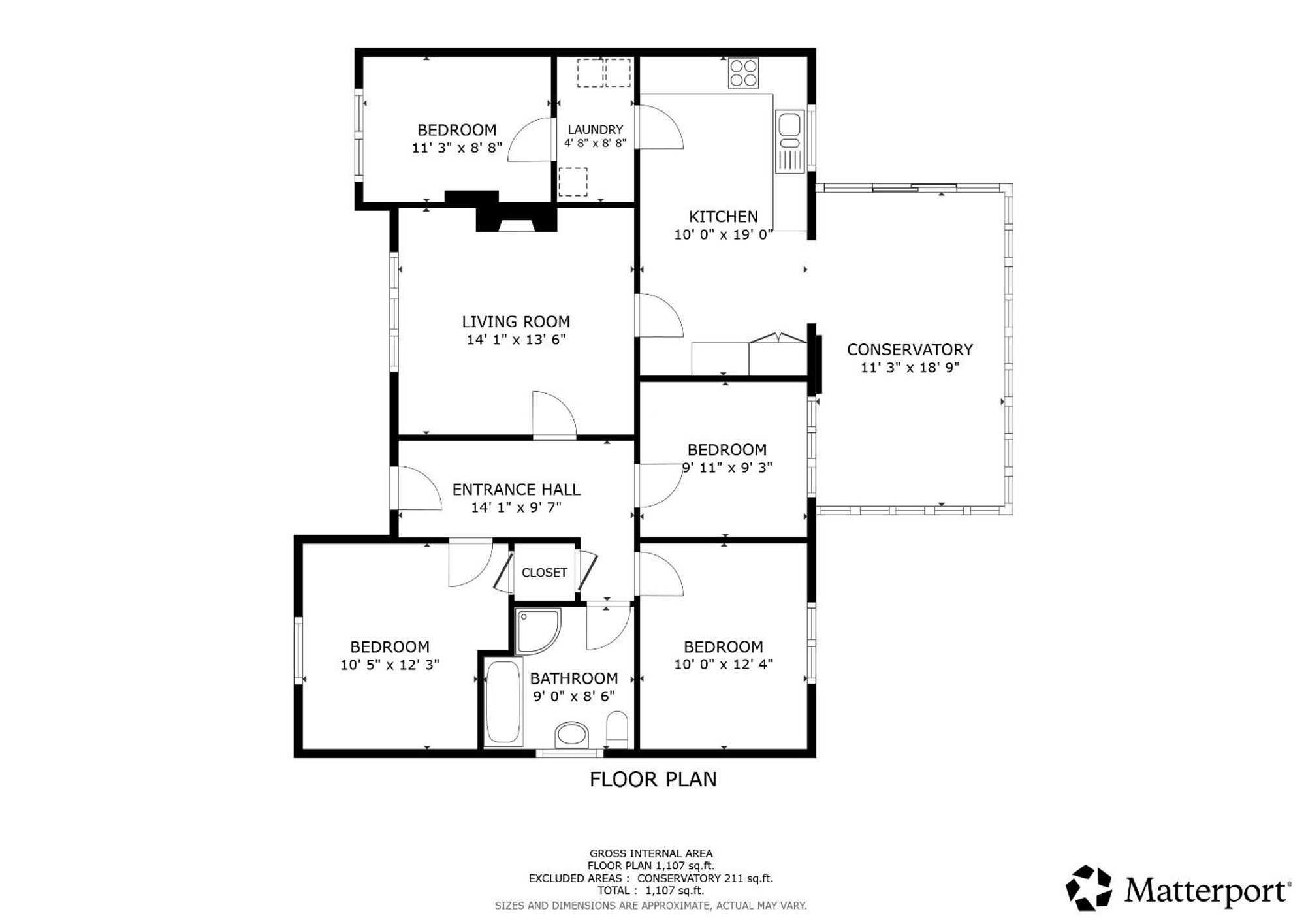 Floor plan — Pwllglas, Ruthin, LL15