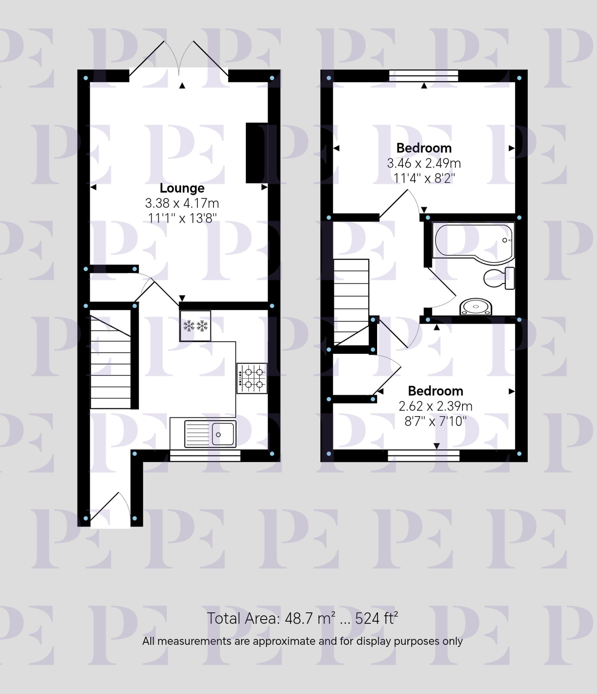 Bosworth Close, Hinckley, LE10 Floorplan