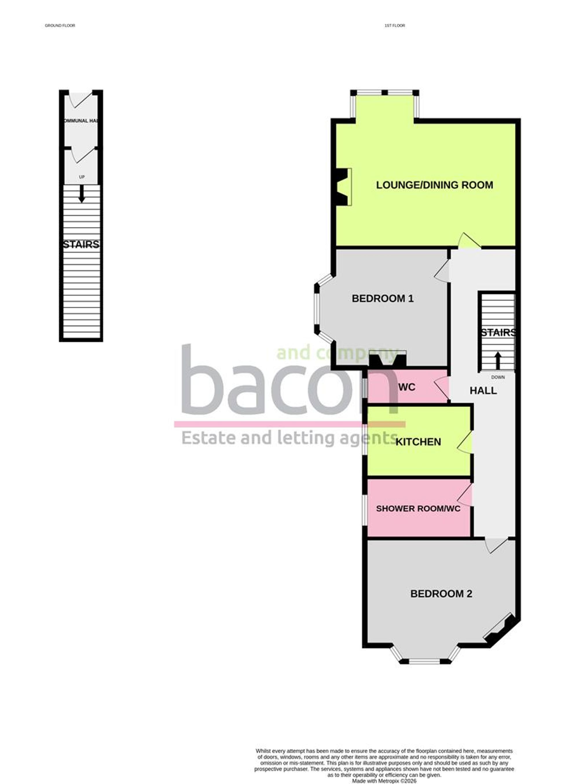 Floor Plan | Other | Top Flat, 19 Warwick Gardens, Worthing, BN11 1PF | Sold - Subject to Contract