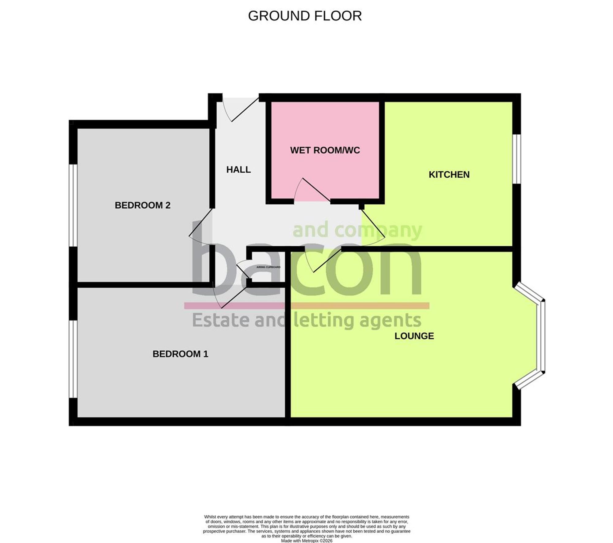 Floor Plan | Flat | 4 Westlake Gardens, Worthing, BN13 1LF | Sold - Subject to Contract