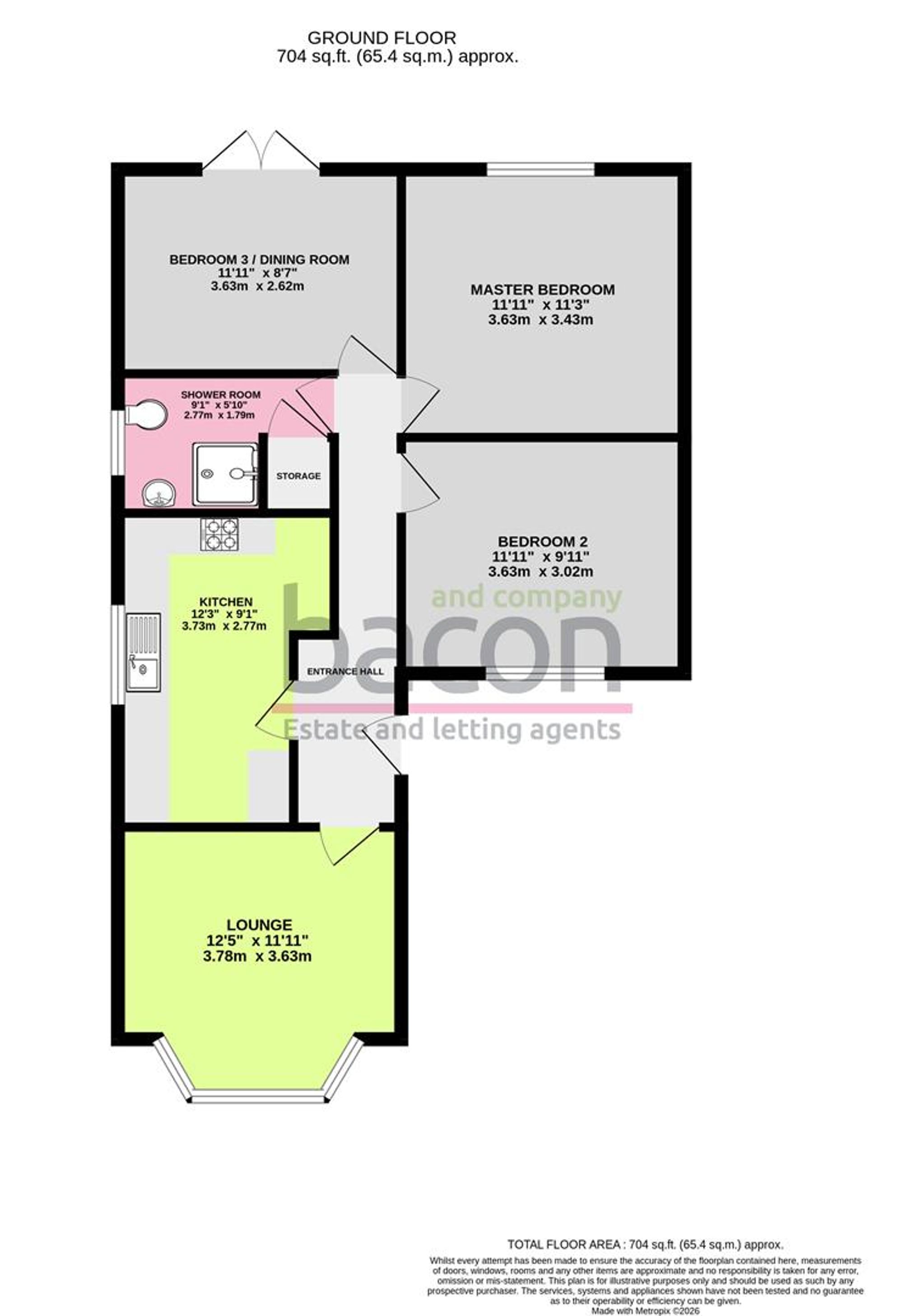 Floor Plan | House | 11 Sackville Crescent, Worthing, BN14 8BP | For Sale