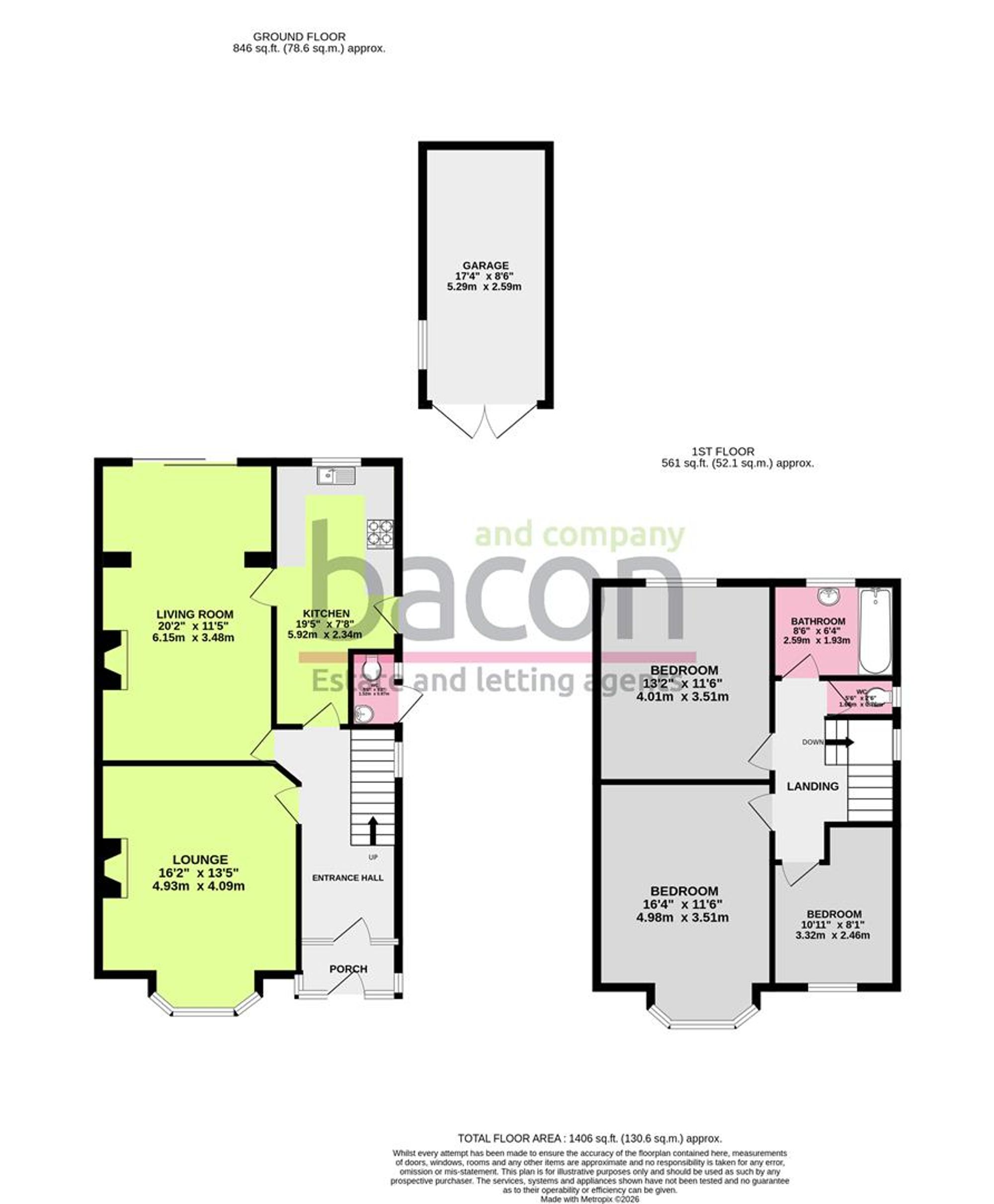 Floor Plan | House | 32 Parkfield Road, Worthing, BN13 1ER | Sold - Subject to Contract