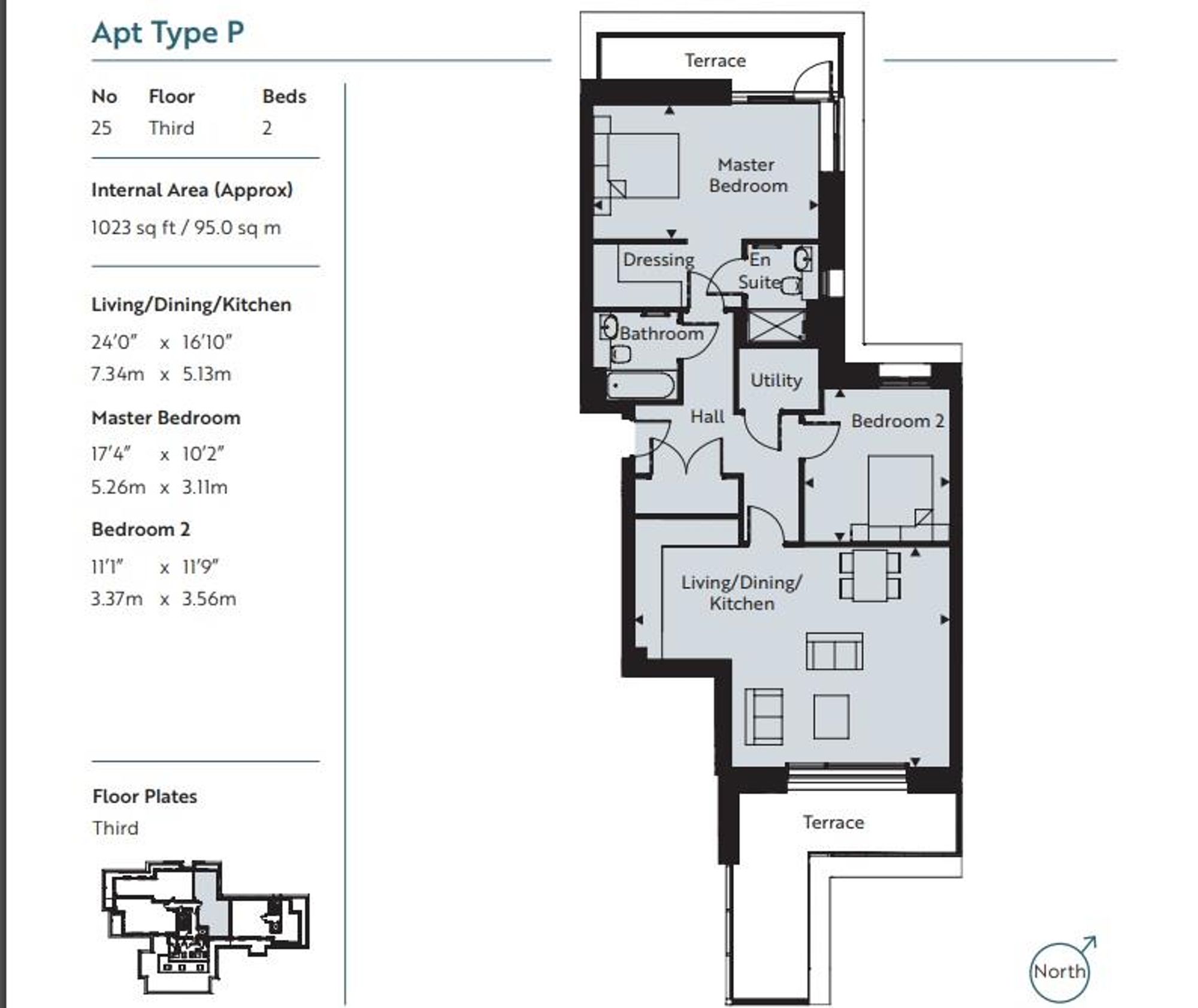 Floor Plan | Other | Flat 25, Lindfield Place, 18 Farncombe Road, Worthing, BN11 2FQ | Sold - Subject to Contract