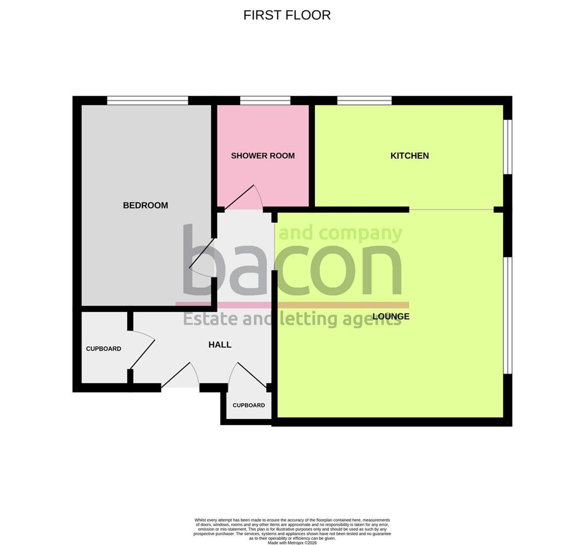 Floor Plan | Apartment | 14 Chippers Close, Worthing, BN13 1DE | For Sale