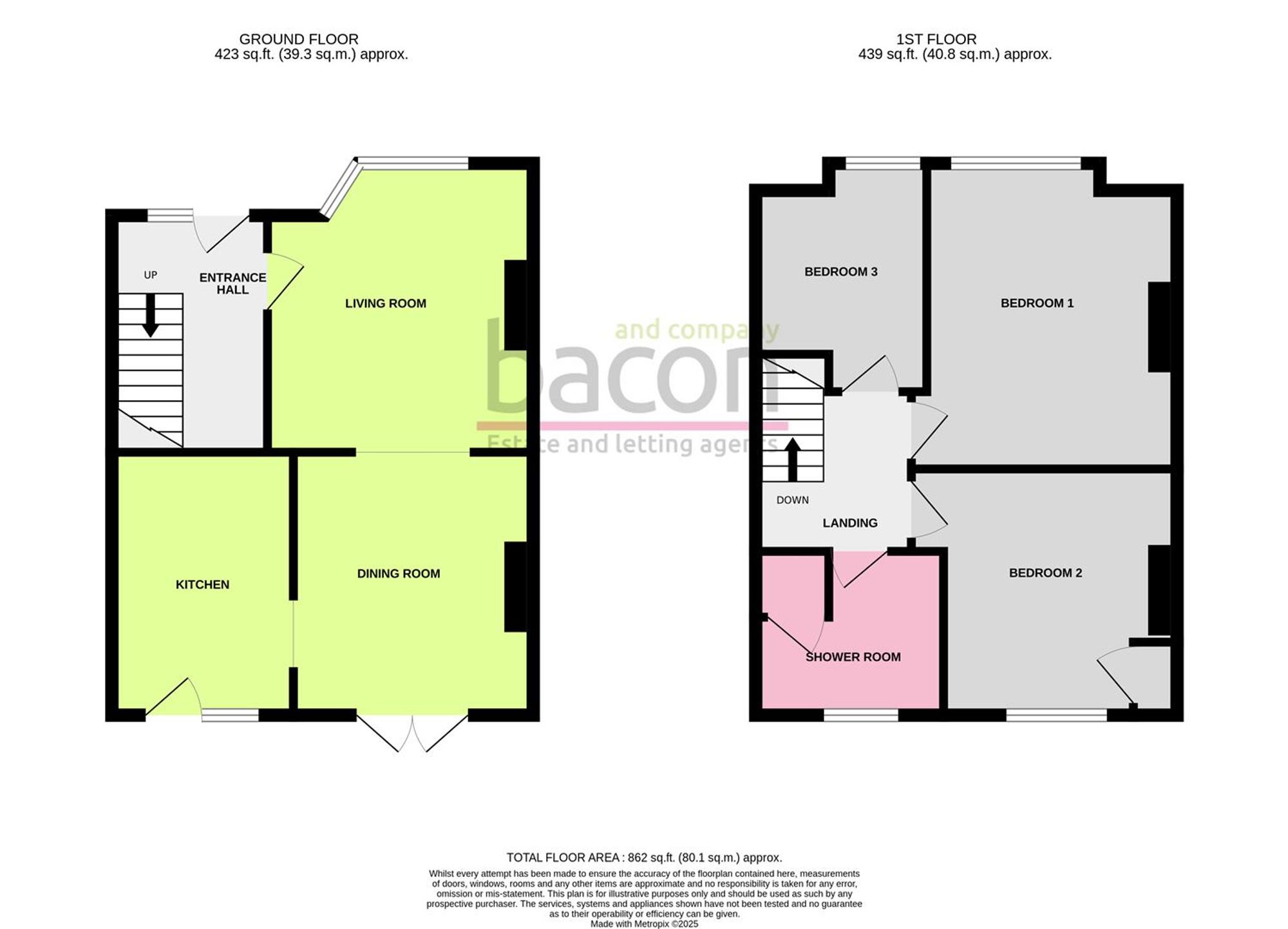 Floor Plan | House | 3 Fletcher Road, Worthing, BN14 8EX | Sold - Subject to Contract