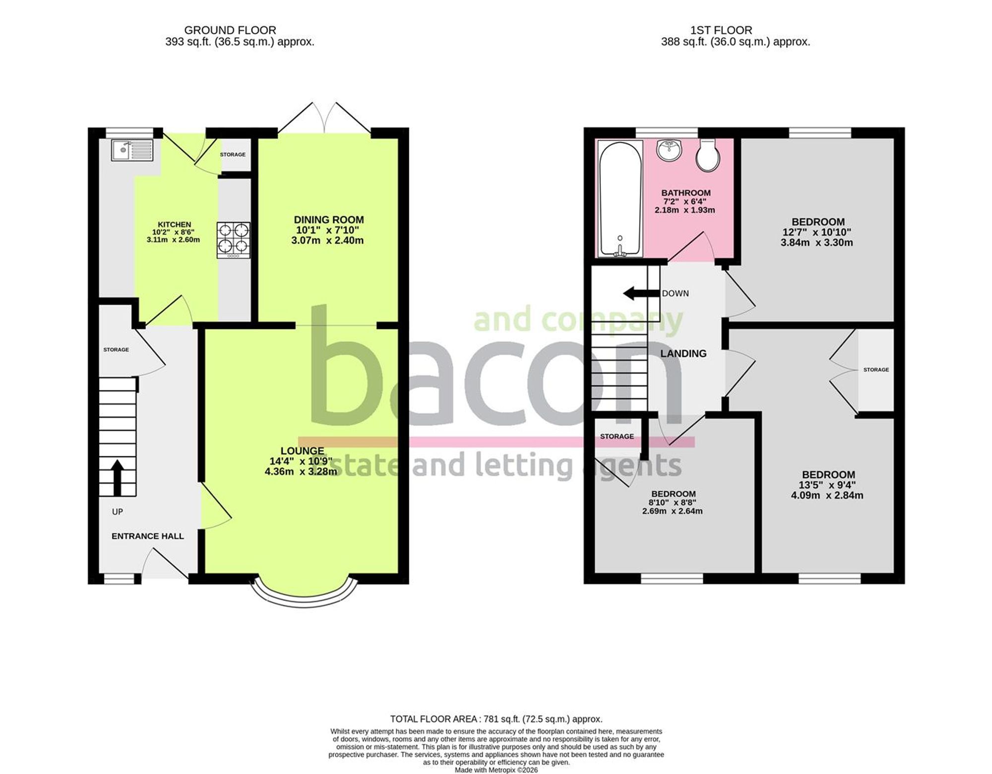 Floor Plan | House | 51 Centrecourt Road, Worthing, BN14 7AQ | Sold - Subject to Contract