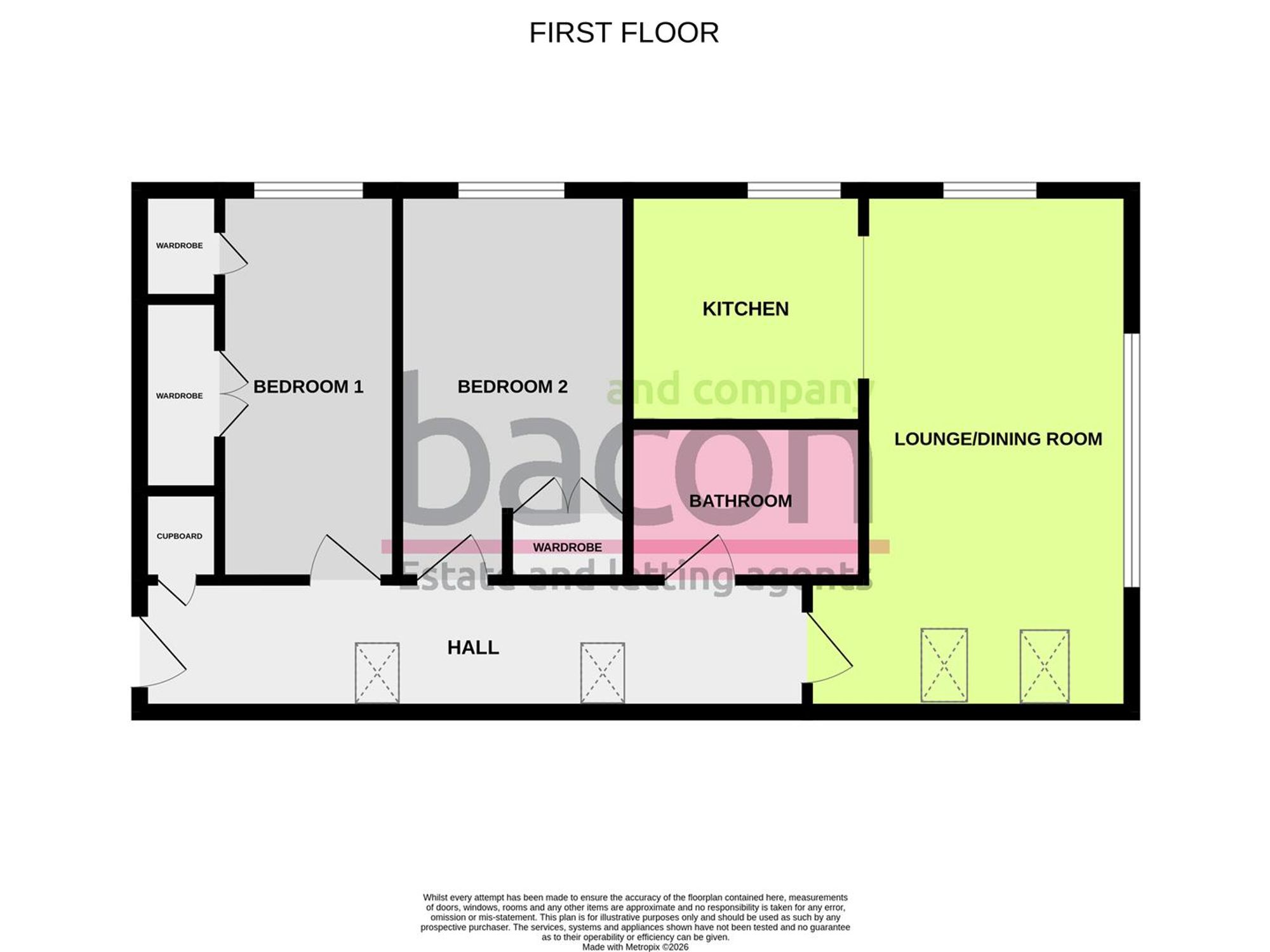 Floor Plan | Apartment | Flat 1, 17 Ollivers Chase, Goring-By-Sea, Worthing, BN12 4FN | Sold - Subject to Contract