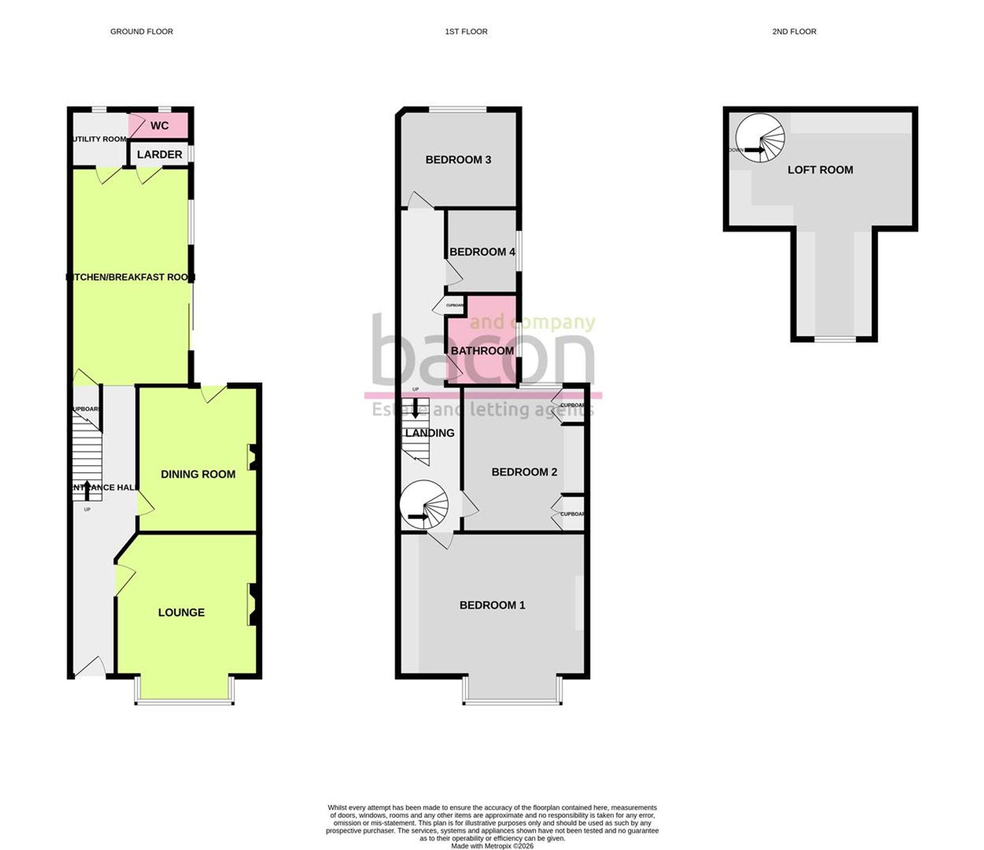 Floor Plan | House | 170a Tarring Road, Worthing, BN11 4HG | Sold - Subject to Contract