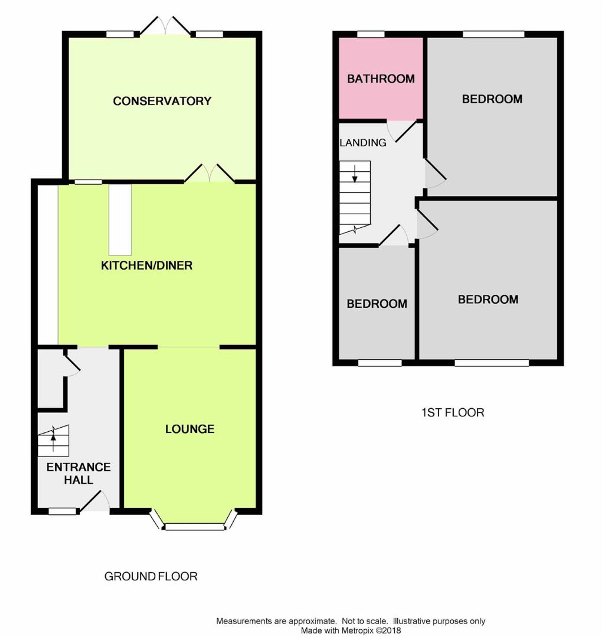 Floor Plan | House | 4 Hadley Avenue, Worthing, BN14 9HA | Sold - Subject to Contract