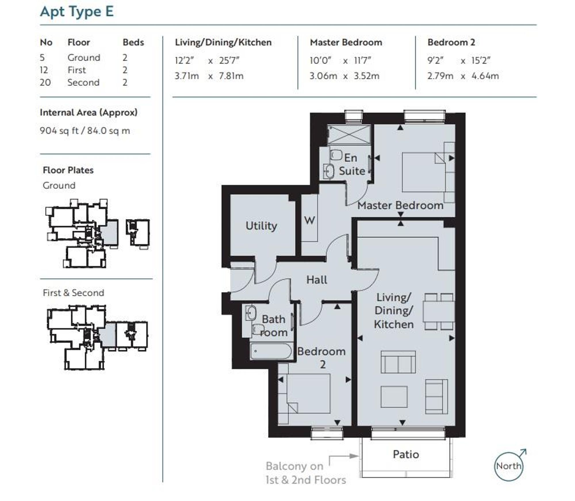Floor Plan | Other | Flat 12, Lindfield Place, 18 Farncombe Road, Worthing, BN11 2FQ | Sold - Subject to Contract
