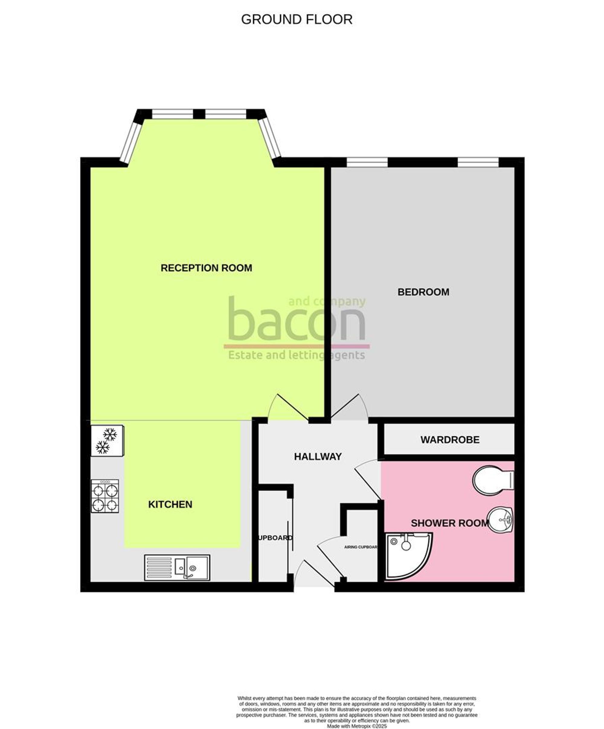 Floor Plan | Other | Flat 12, Burleigh Court 14-18 Western Place, Worthing, BN11 3LU | Sold - Subject to Contract