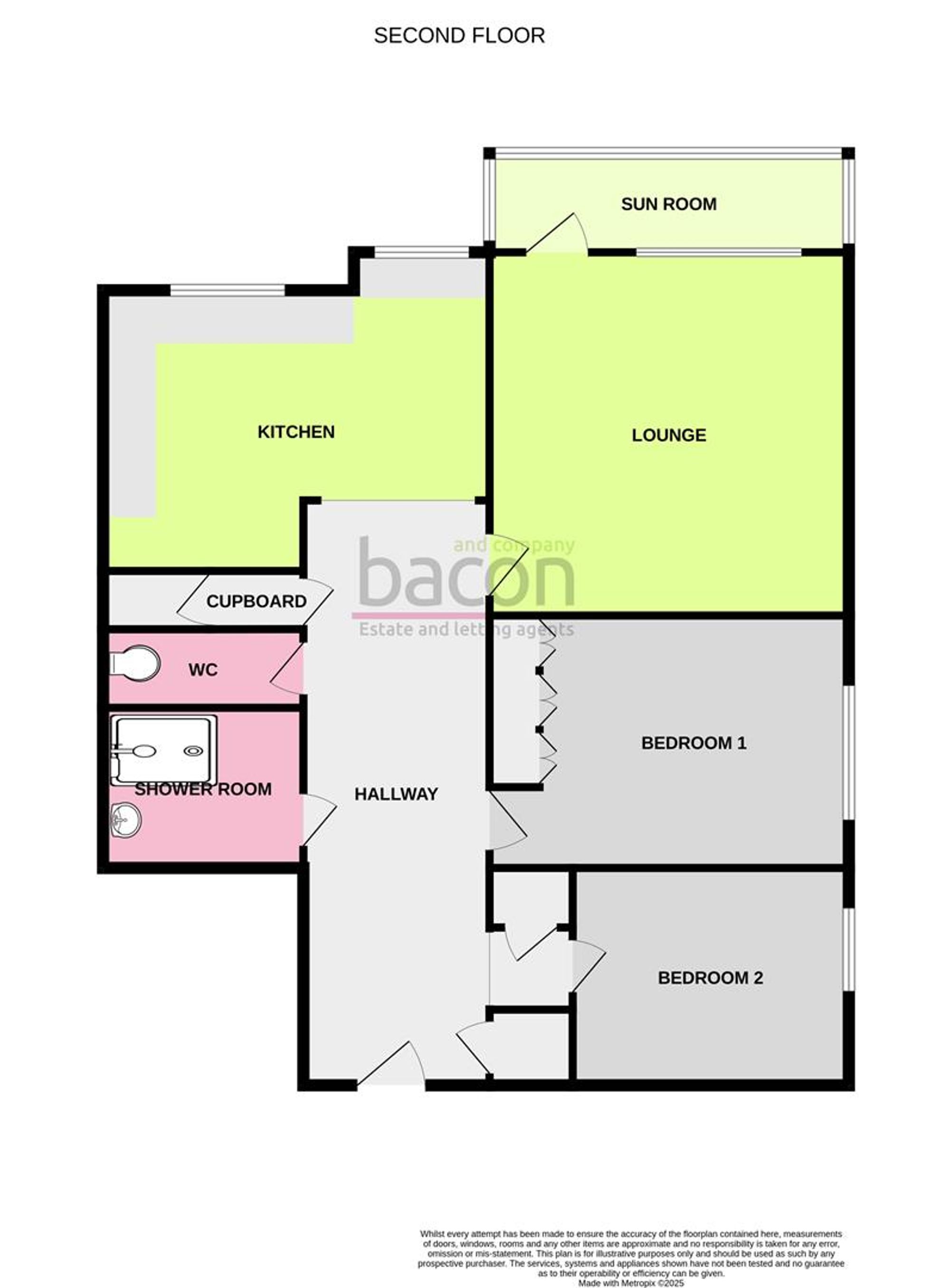 Floor Plan | Apartment | 12 Manor Lea Boundary Road, Worthing, BN11 4RN | To Let