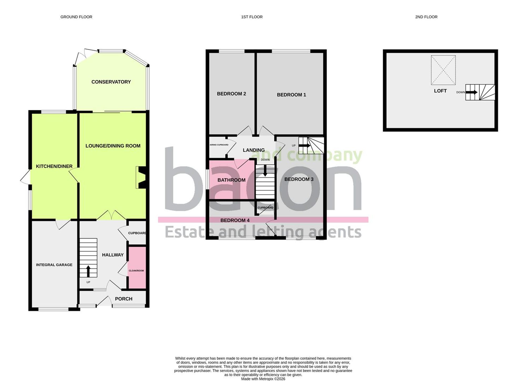 Floor Plan | House | 60 Adur Avenue, Worthing, BN13 3LX | Sold - Subject to Contract