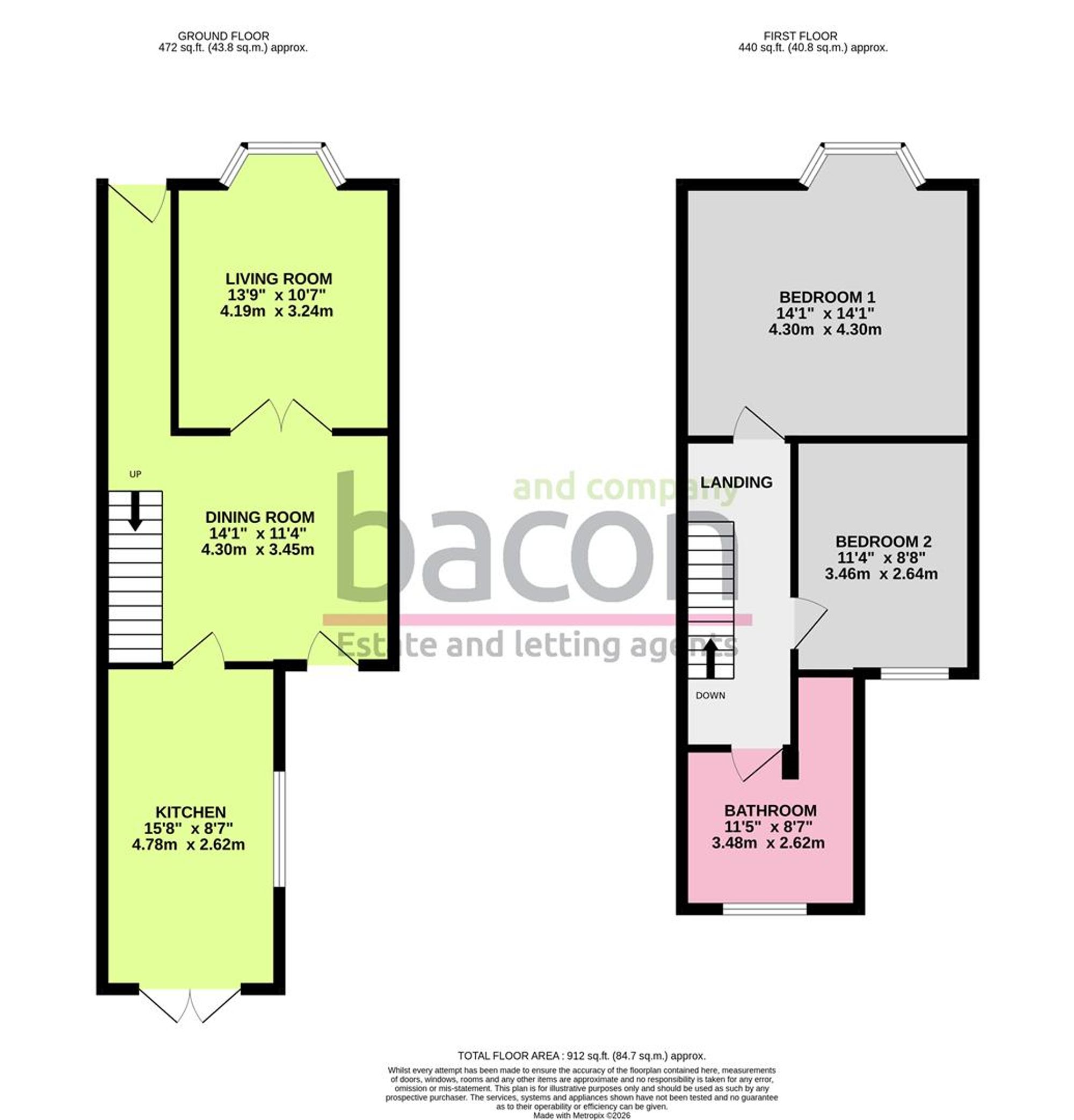 Floor Plan | House | 55 Penfold Road, Worthing, BN14 8PG | Sold - Subject to Contract