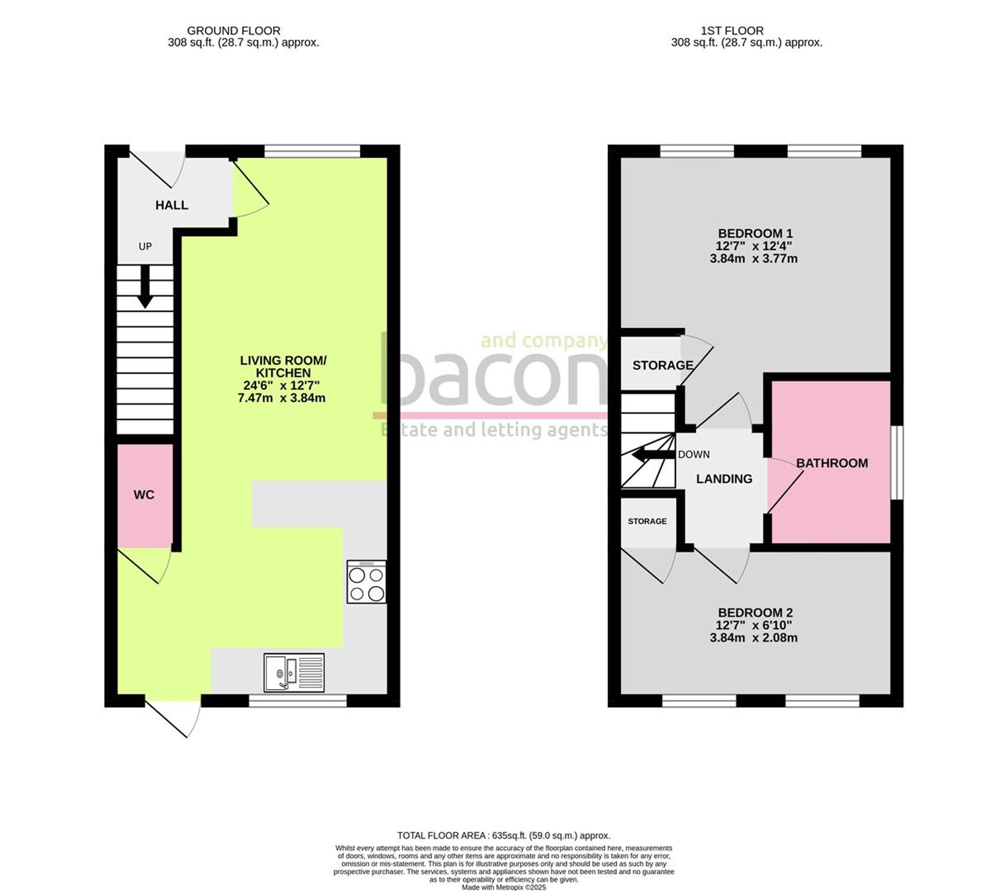 Floor Plan | House | 6 Gerbera Road, Worthing, BN13 3ZF | For Sale