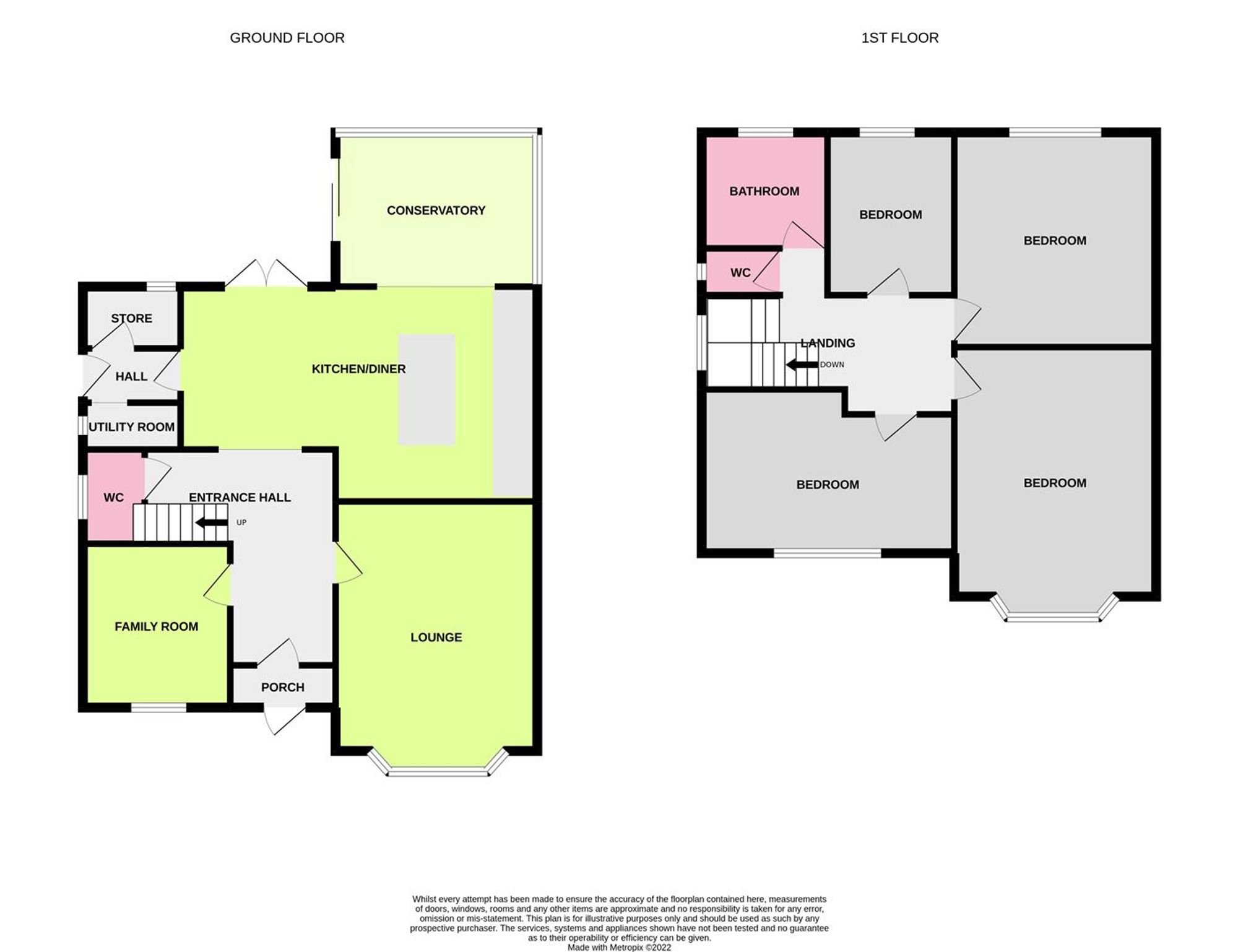 Floor Plan | House | 58 Upper Brighton Road, Worthing, BN14 9HT | Sold - Subject to Contract
