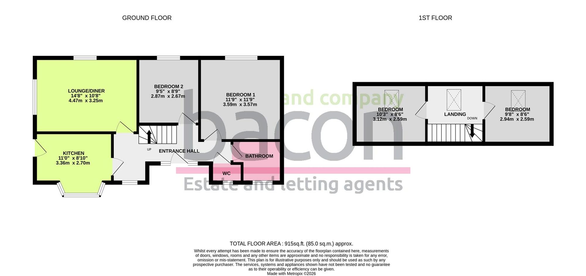 Floor Plan | House | 69 Henty Road, Worthing, BN14 7HF | Sold - Subject to Contract