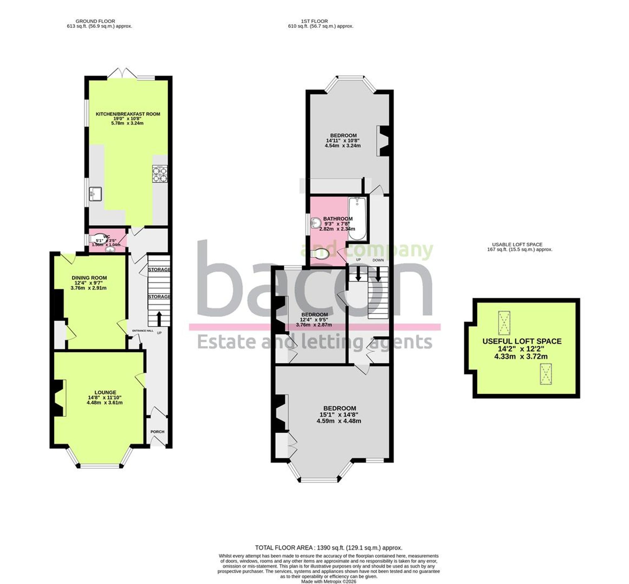 Floor Plan | House | 49 Northcourt Road, Worthing, BN14 7DT | Sold - Subject to Contract