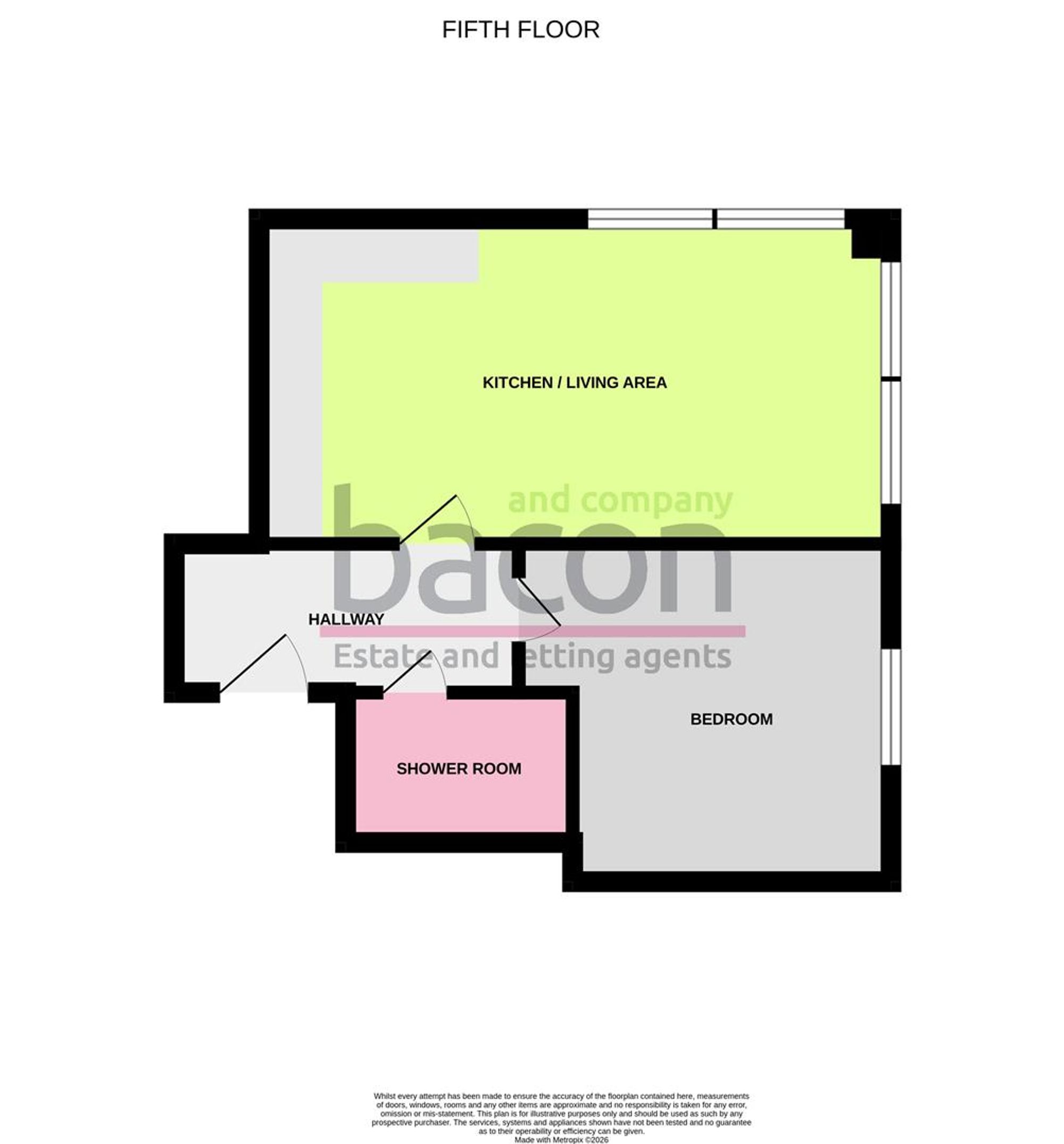 Floor Plan | Flat | 60 Westmoreland House, 27 Strand Parade, Worthing, BN12 6FQ | For Sale