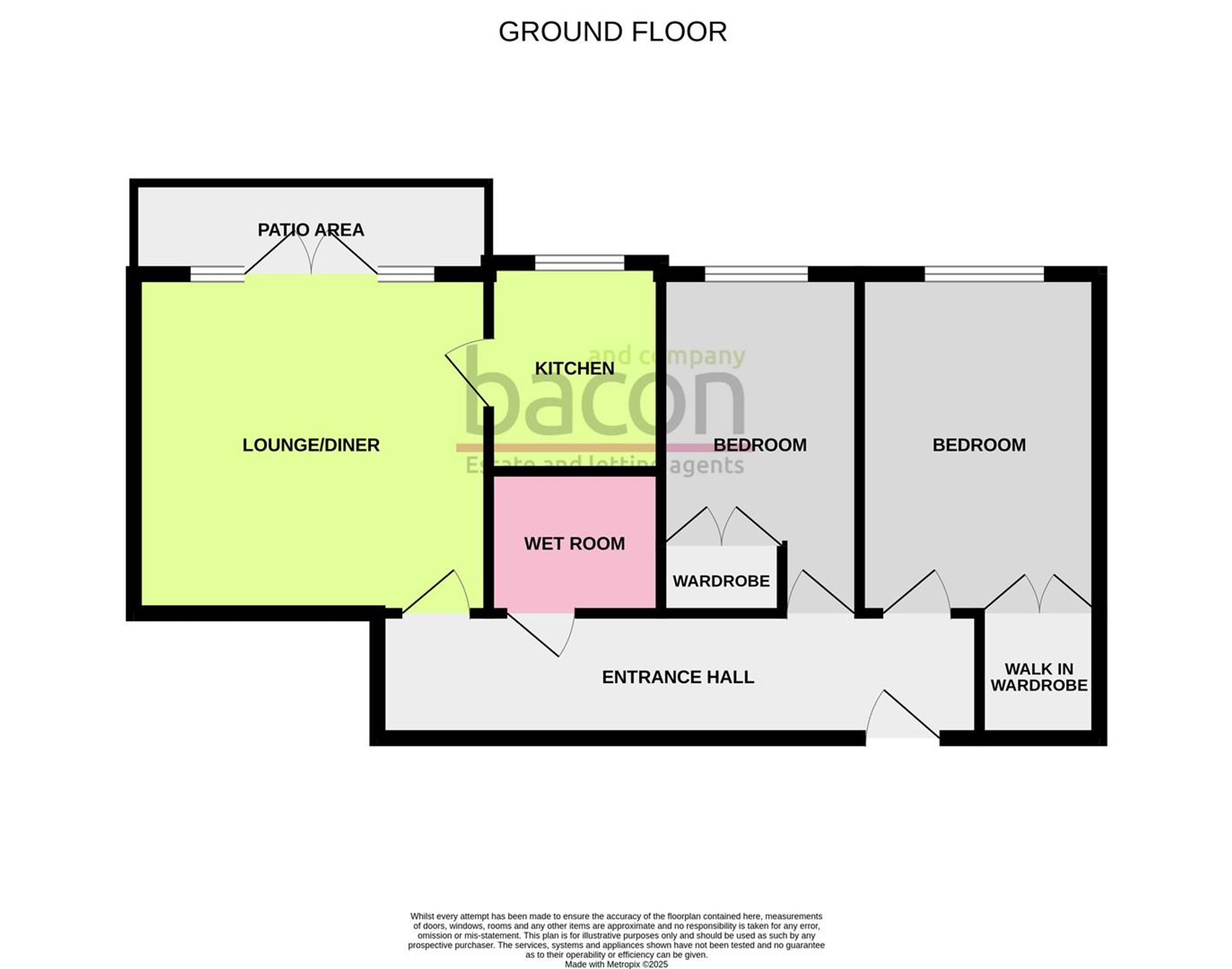 Floor Plan | Retirement Property | Flat 6, Guardian Court Rogate Road, Worthing, BN13 2EE | For Sale