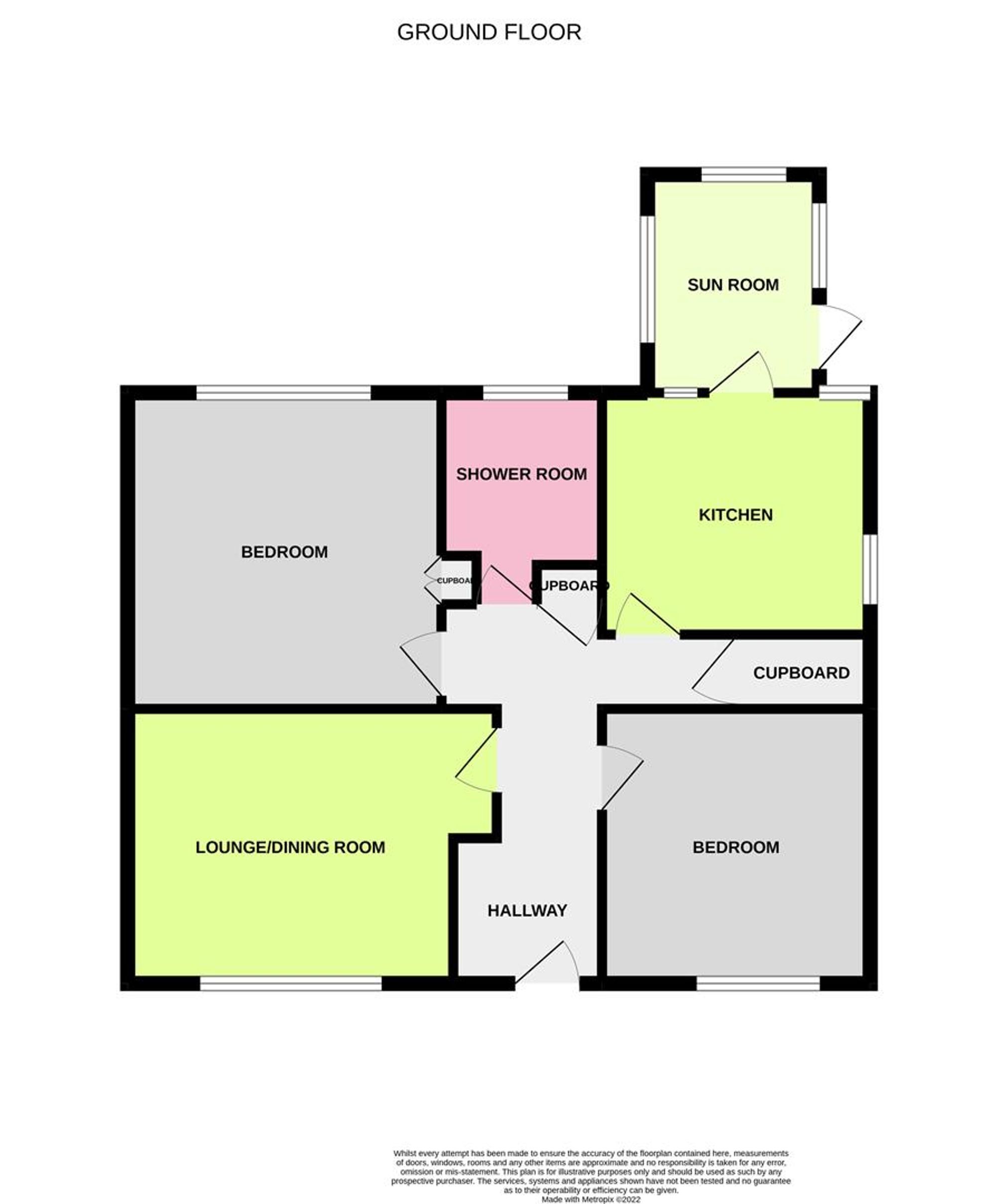 Floor Plan | Other | 12 Gaisford Close, Worthing, BN14 7HU | Sold - Subject to Contract