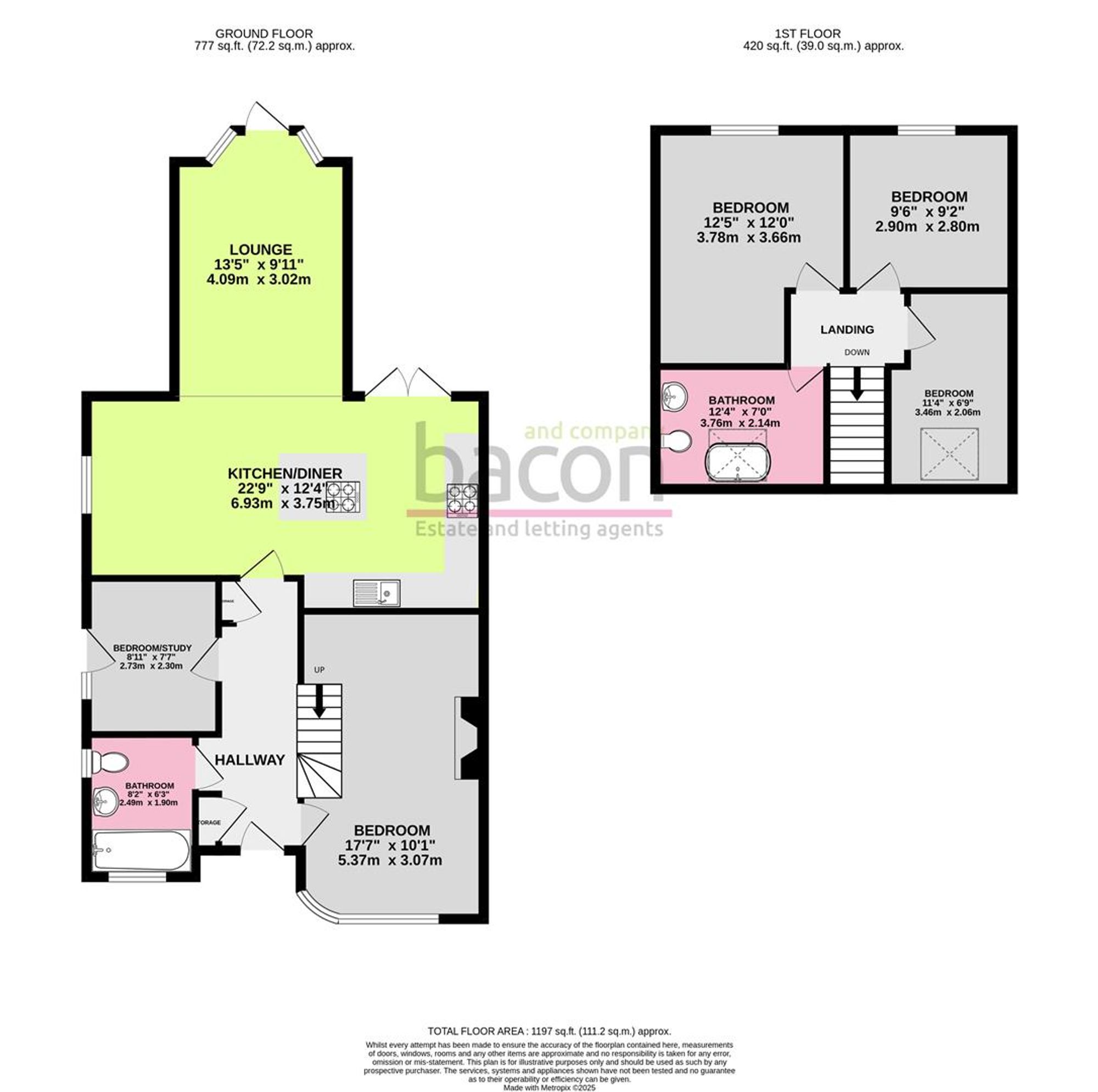 Floor Plan | House | 88 Clarendon Road, Worthing, BN14 8QQ | For Sale