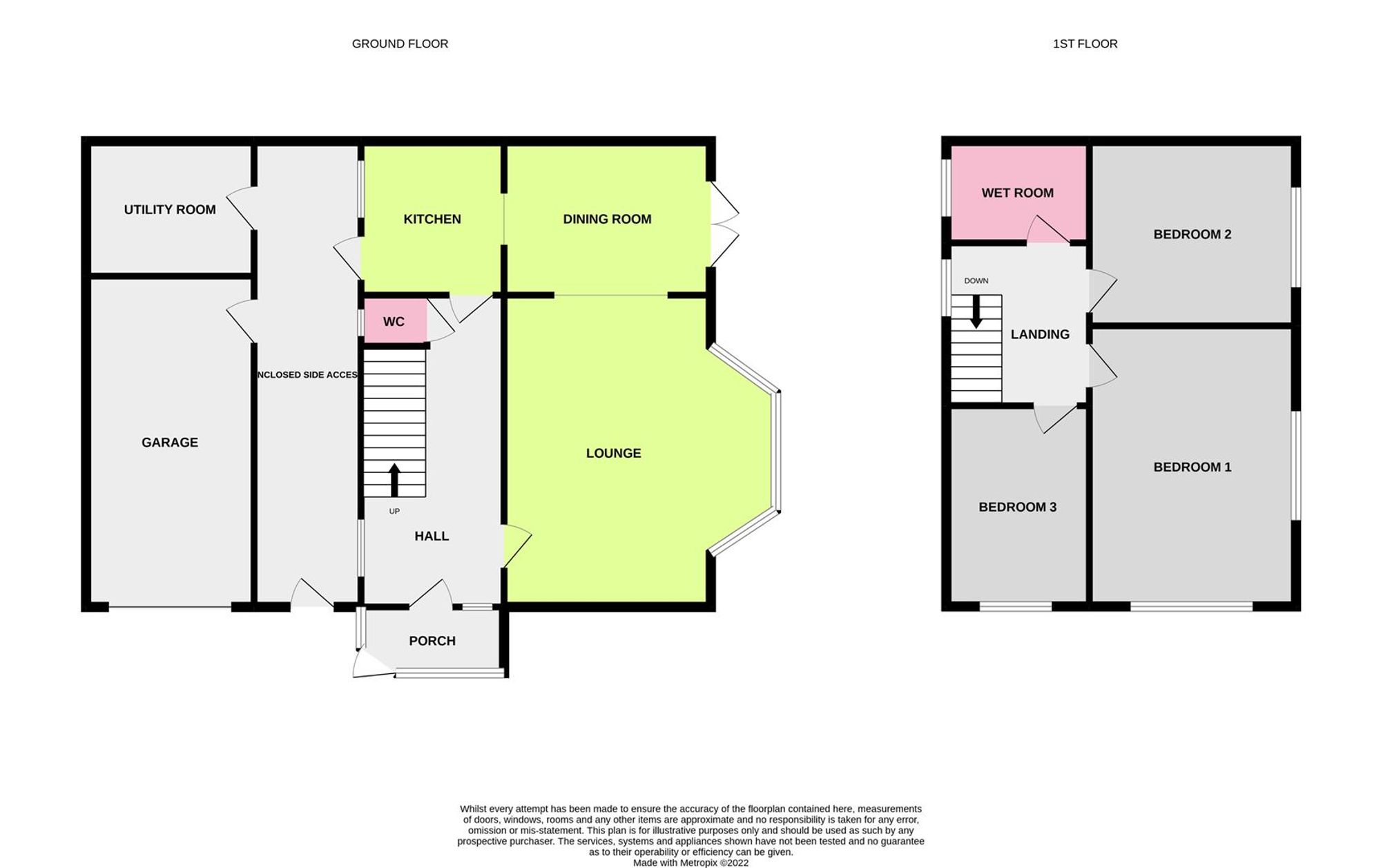 Floor Plan | House | 1 Leighton Avenue, Worthing, BN14 8QP | Sold - Subject to Contract