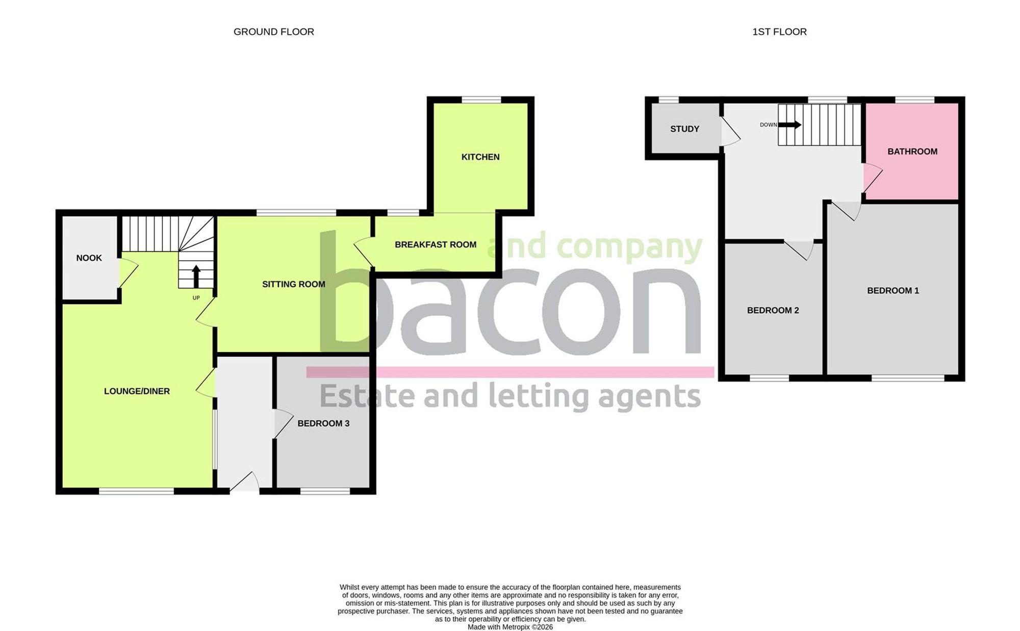 Floor Plan | House | 15 High Street, Tarring, Worthing, BN14 7NN | For Sale