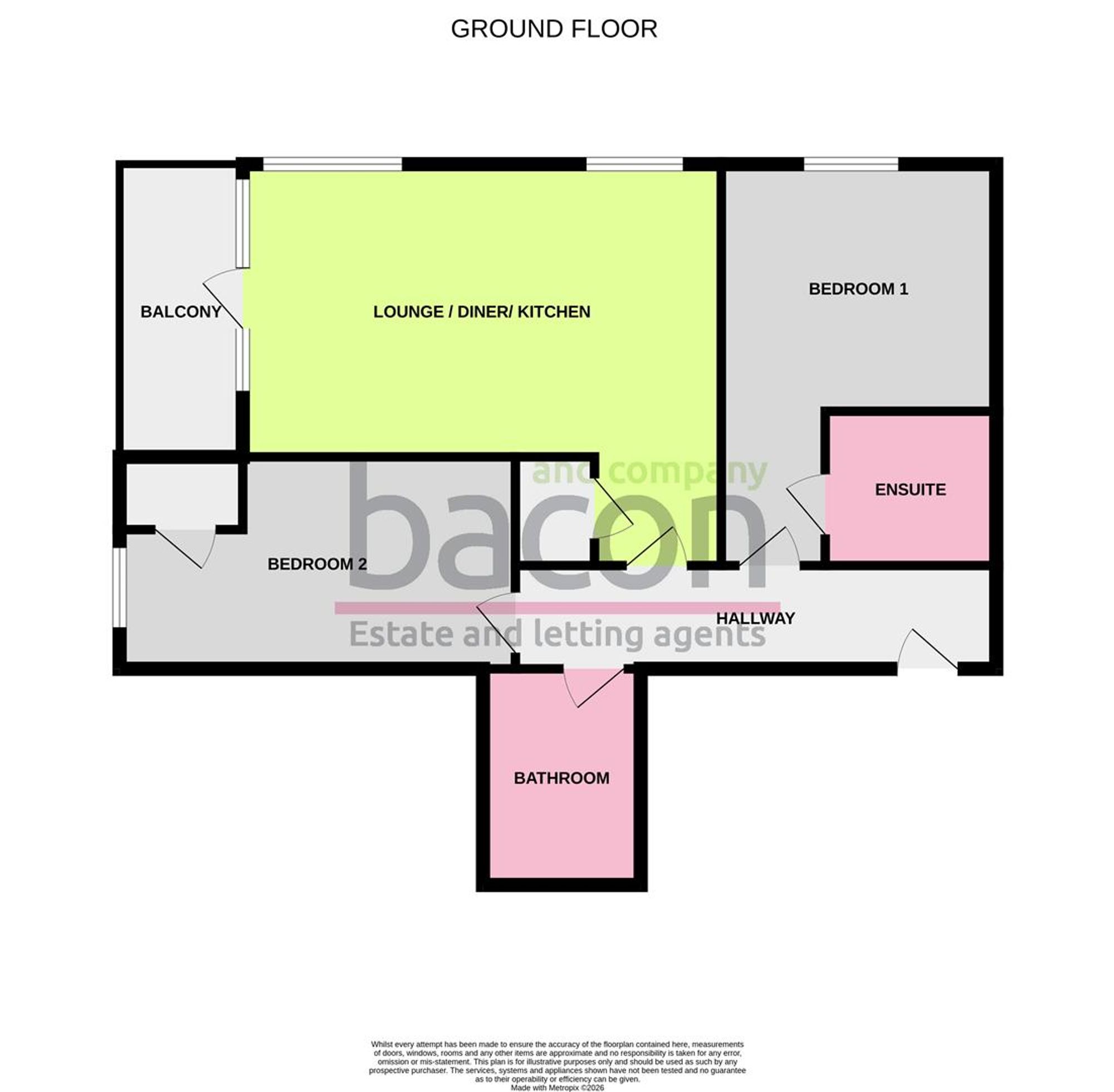 Floor Plan | Apartment | 3 Causeway Place, 1A The Causeway, Worthing, BN12 6FP | For Sale