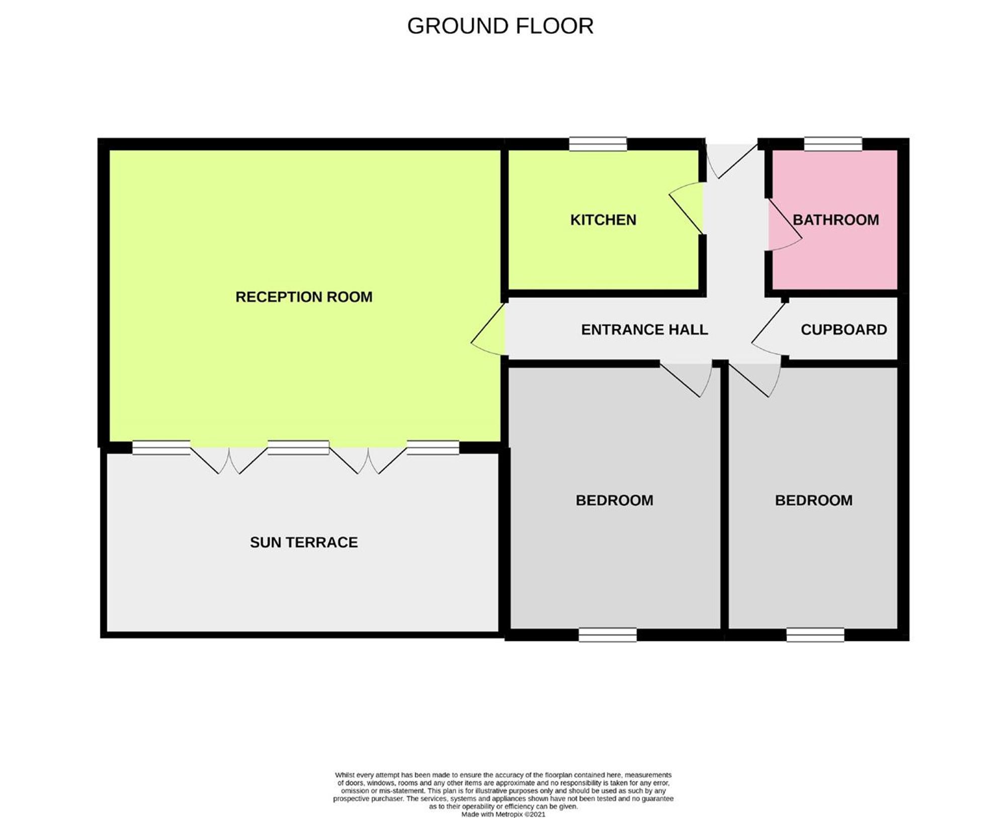 Floor Plan | Flat | Flat 404, Guildbourne Court Guildbourne Centre, Worthing, BN11 1LZ | For Sale