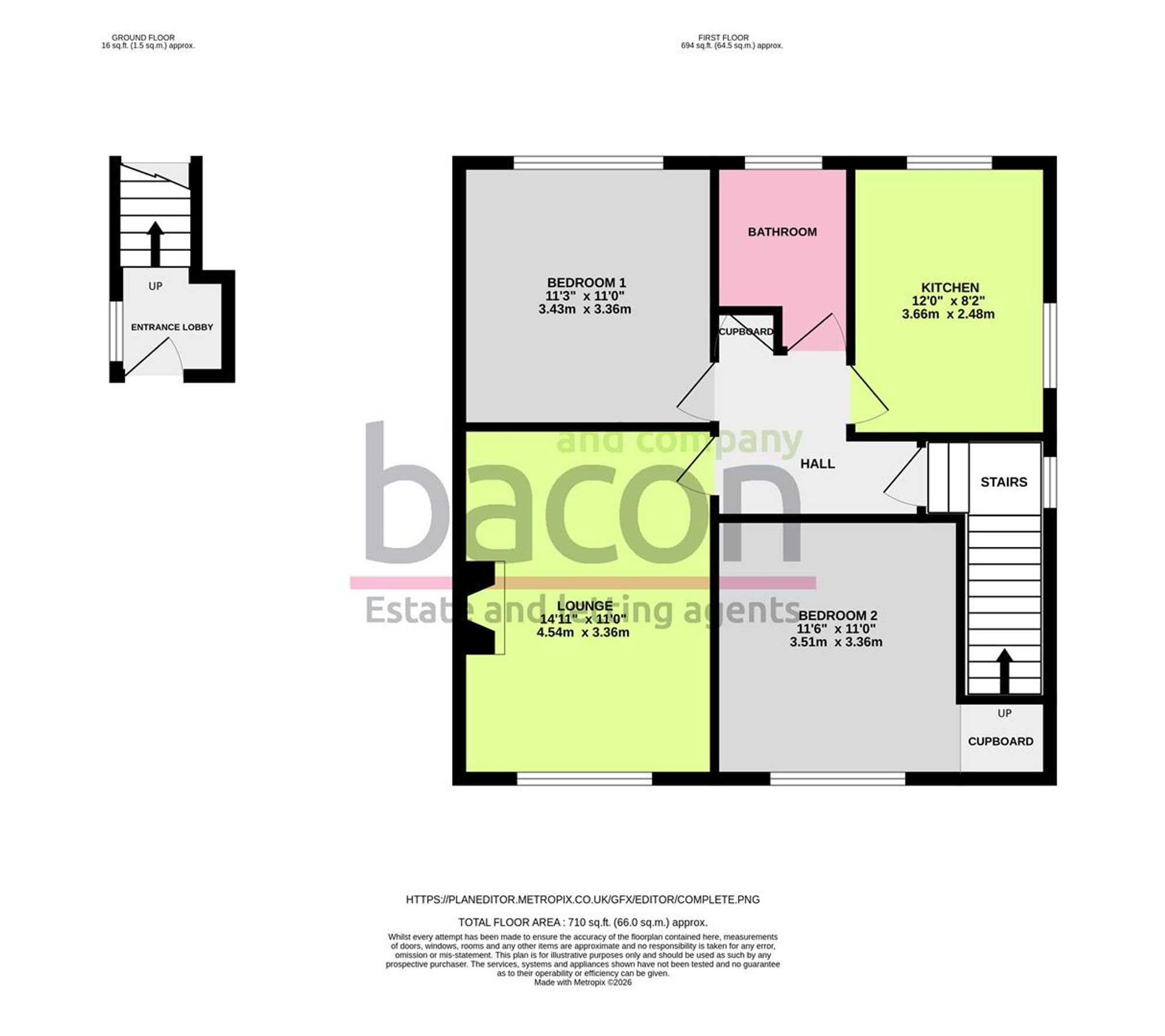 Floor Plan | Apartment | 4 Dolphin Court Canterbury Road, Worthing, BN13 1AF | For Sale