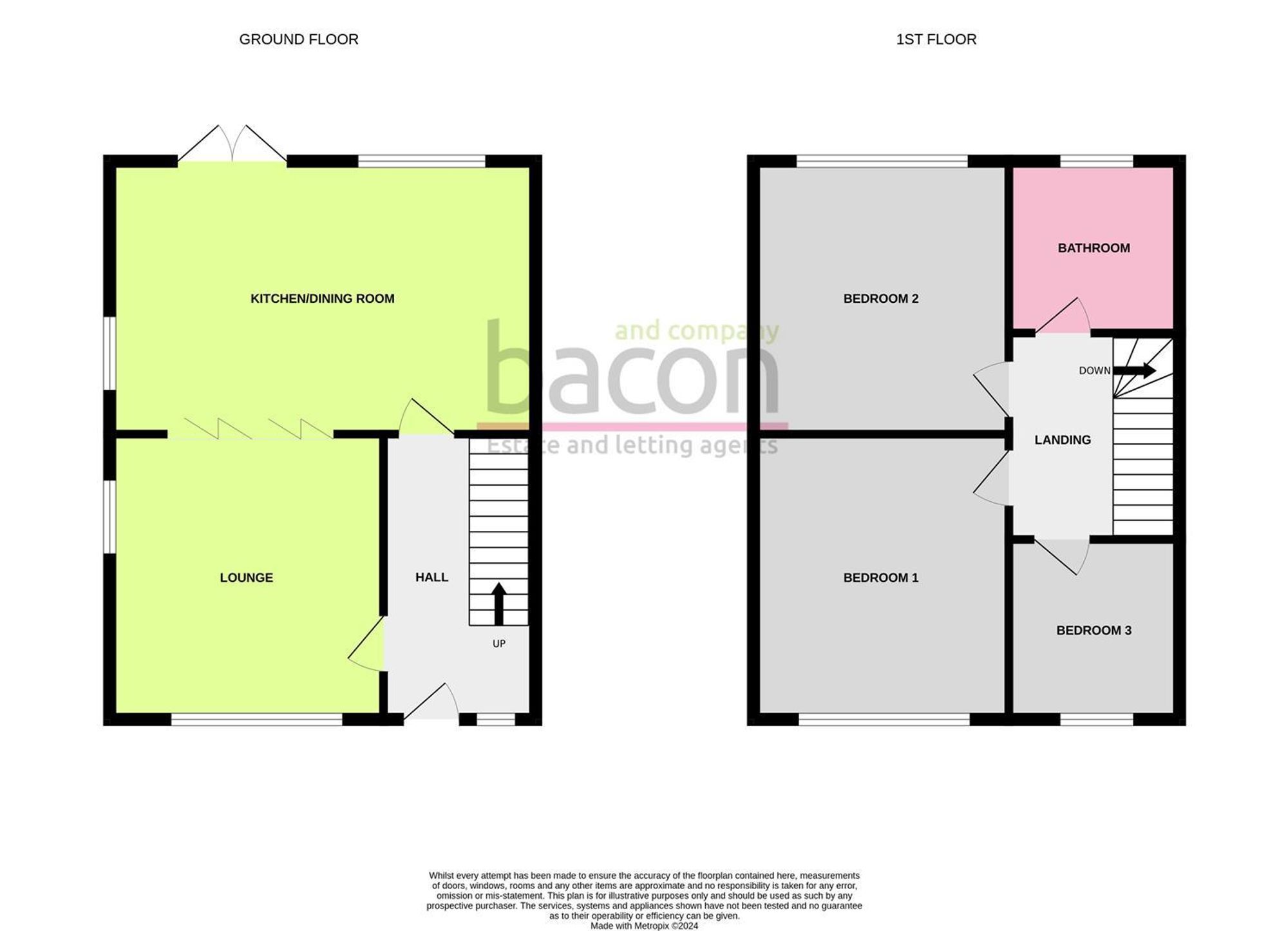 Floor Plan | House | 56 Goldsmith Road, Worthing, BN14 8ER | Sold - Subject to Contract