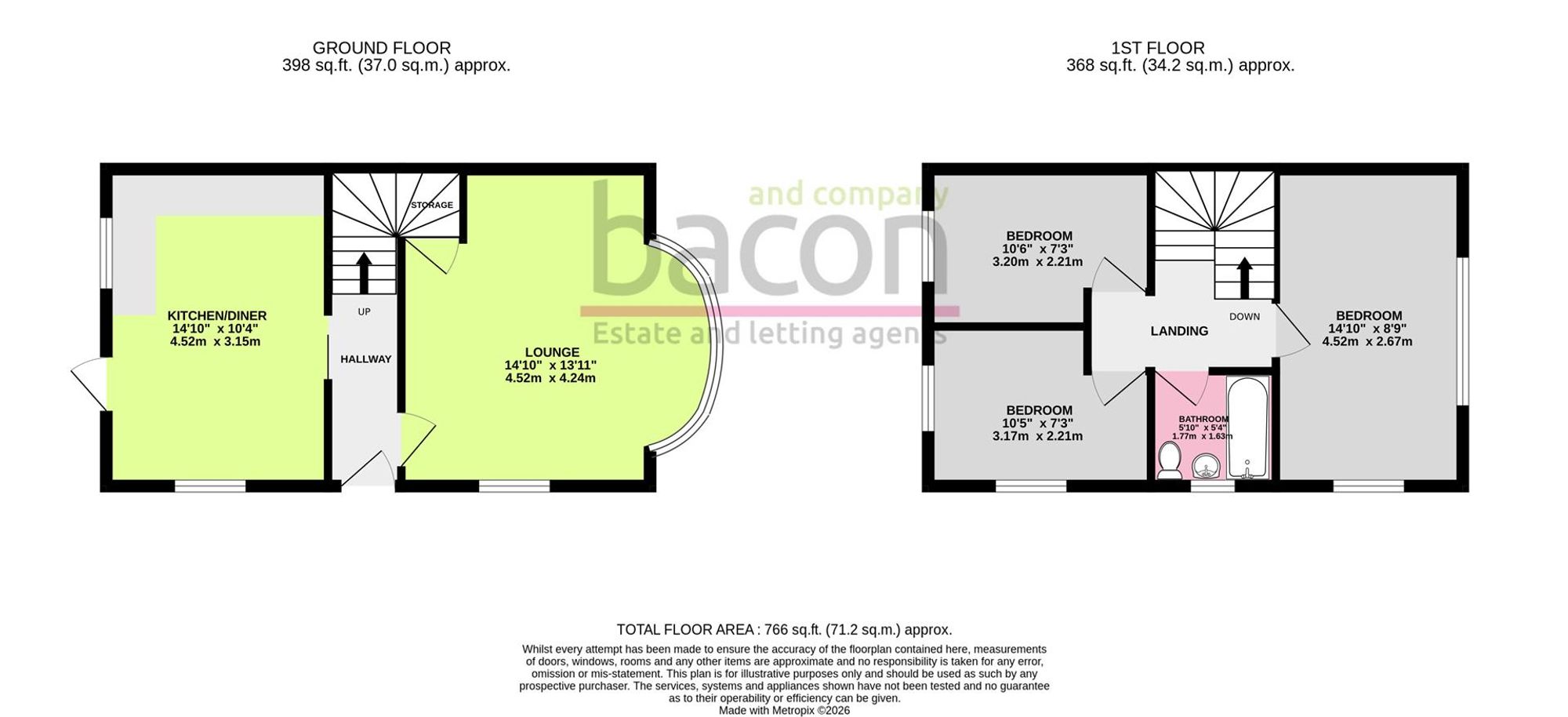 Floor Plan | House | 20 Wentworth Close, Worthing, BN13 2LQ | Sold - Subject to Contract