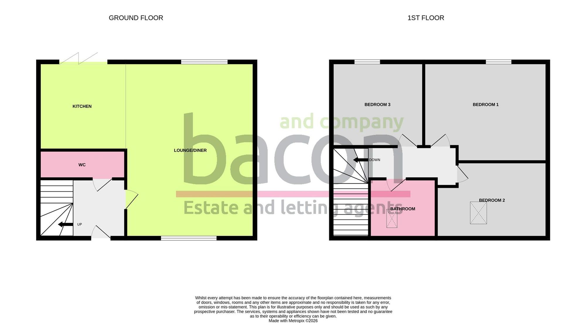 Floor Plan | House | 5 Fulbeck Avenue, Worthing, BN13 3RS | For Sale