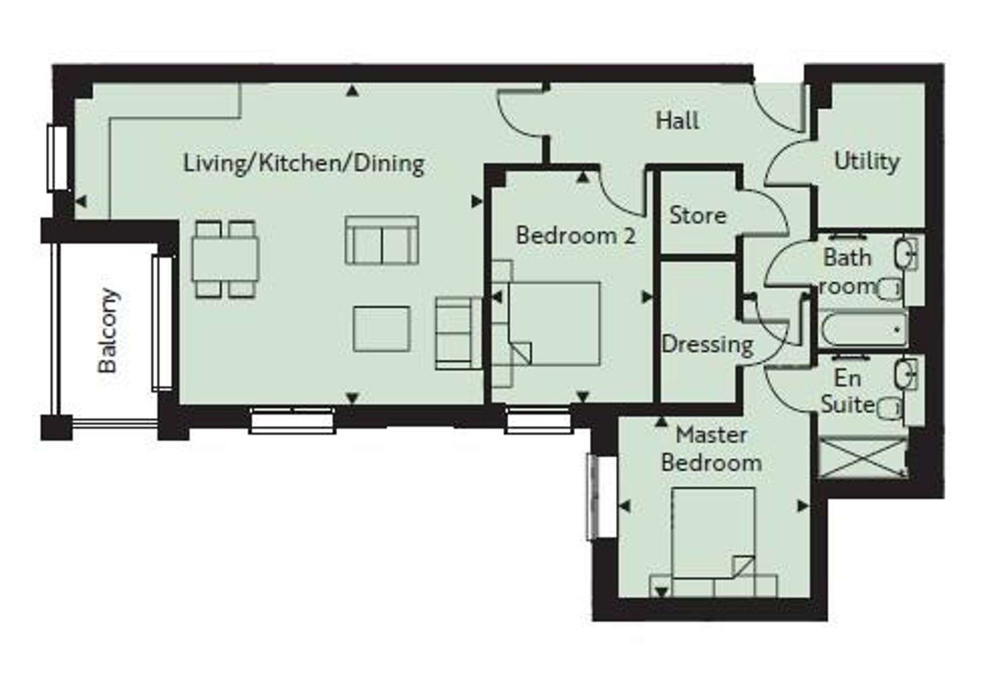 Floor Plan | Other | Flat 37 Lindfield Place, Worthing, BN11 2FQ | For Sale