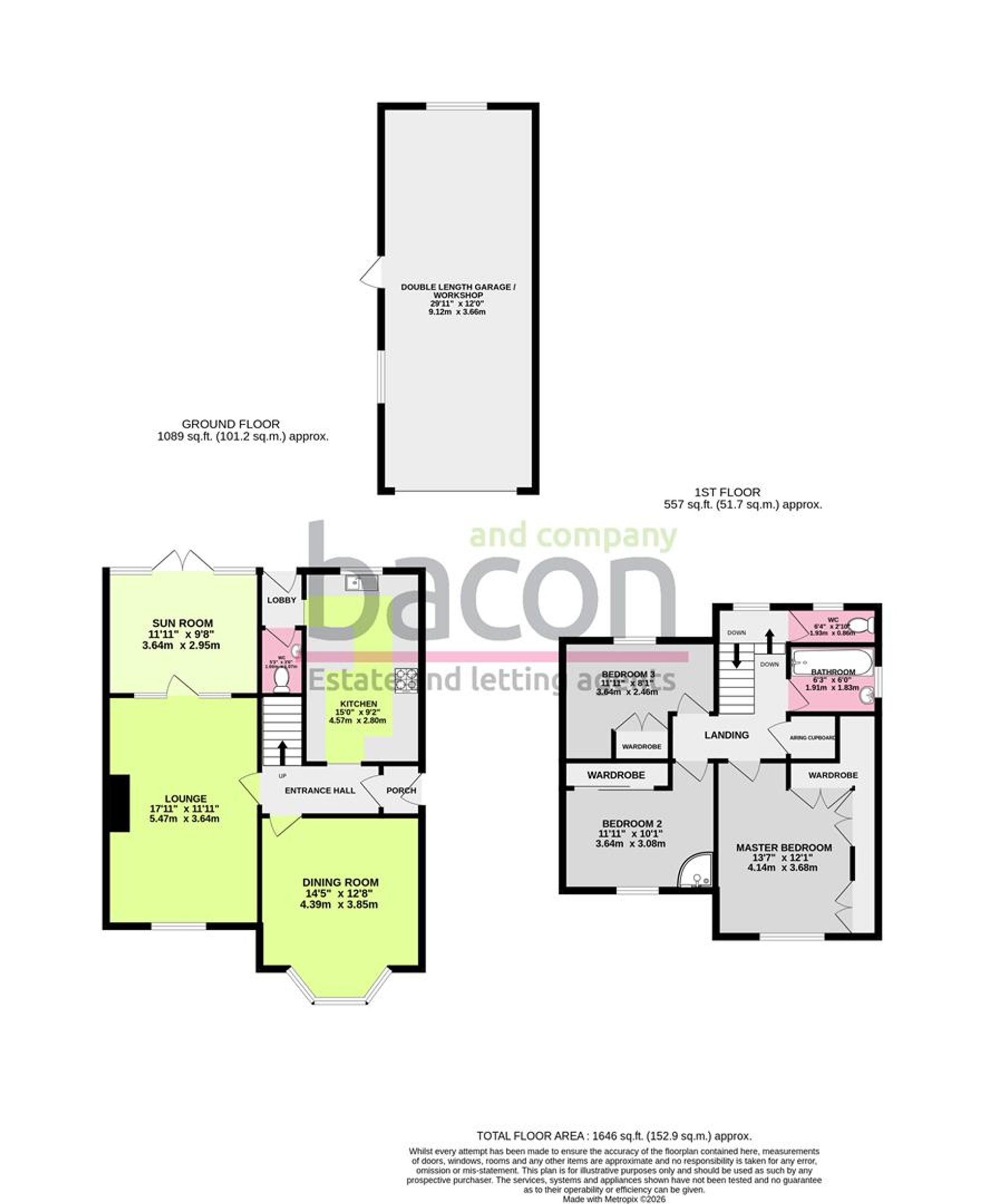 Floor Plan | House | 35 Shirley Drive, Worthing, BN14 9AY | Sold - Subject to Contract