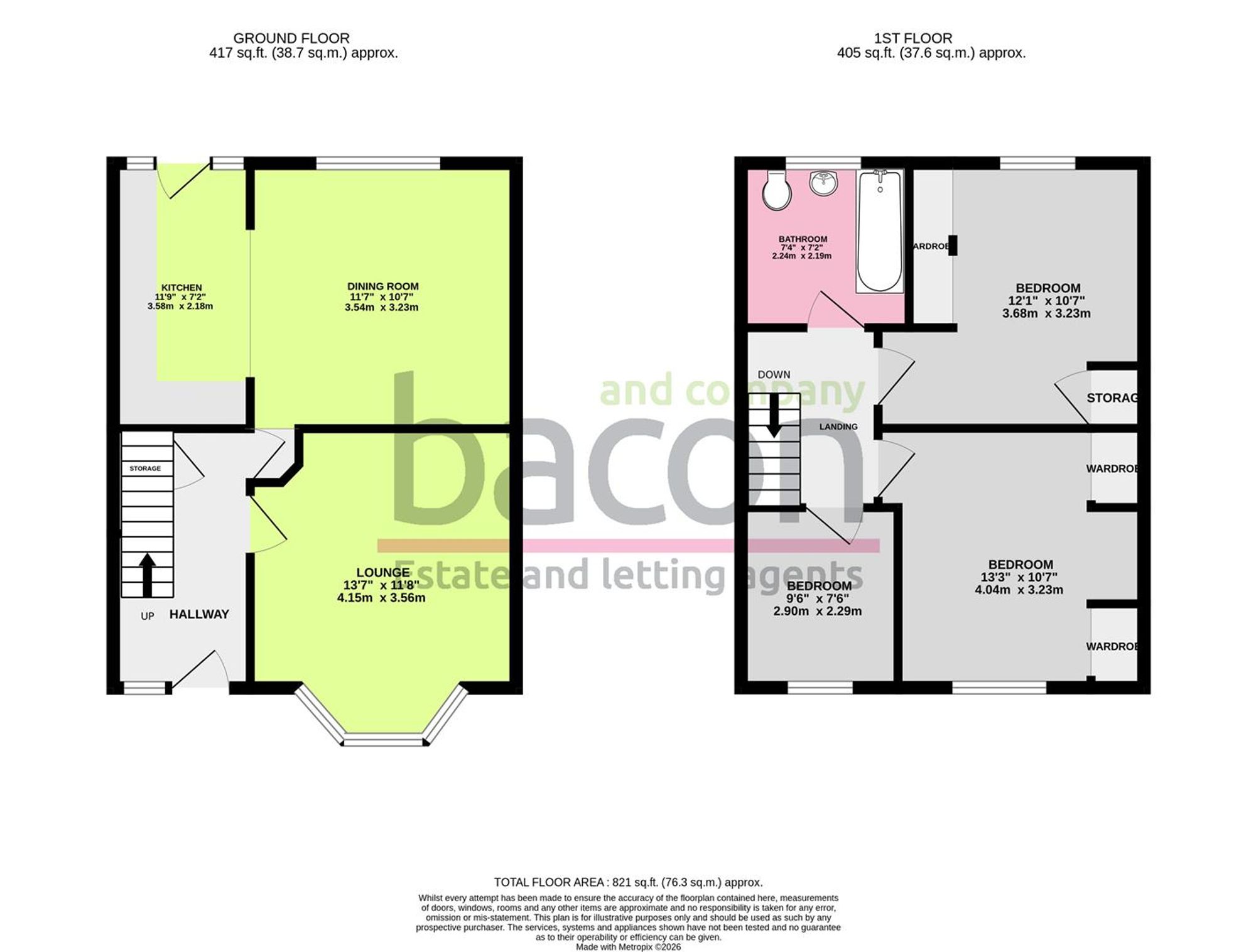 Floor Plan | House | 23 Goldsmith Road, Worthing, BN14 8ES | Sold - Subject to Contract