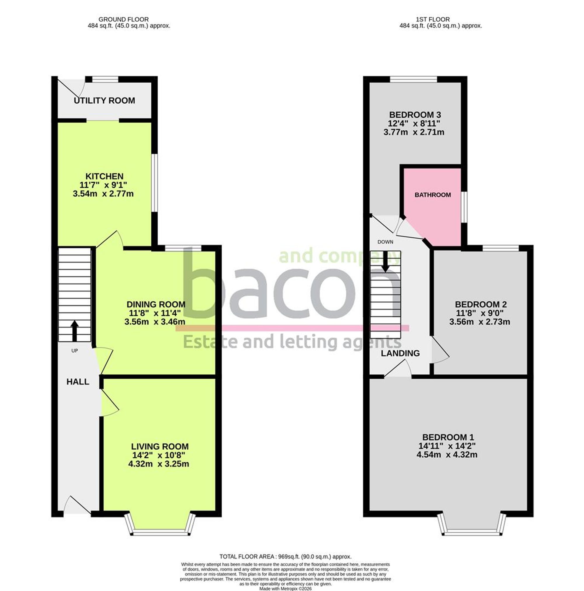 Floor Plan | House | 130 Pavilion Road, Worthing, BN14 7EL | Sold - Subject to Contract