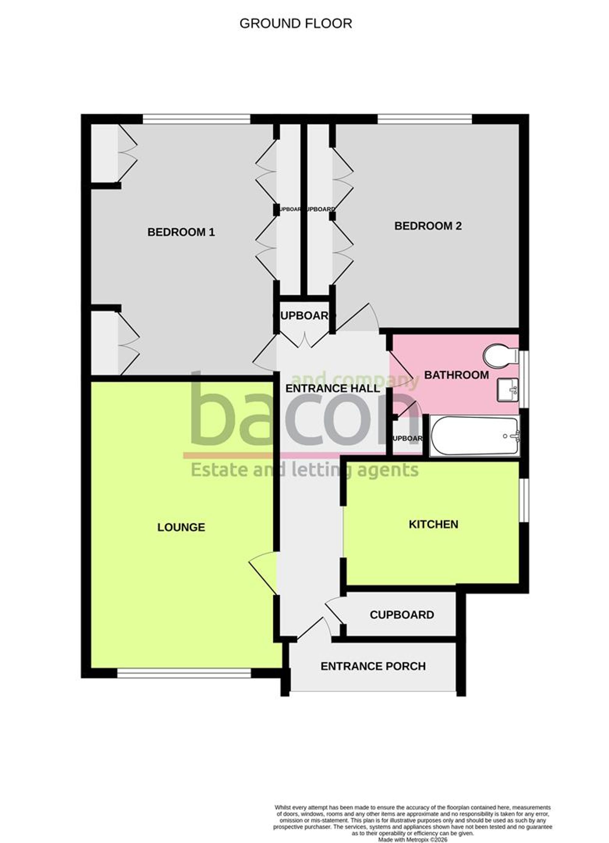 Floor Plan | Apartment | 17 Aldsworth Court Aldsworth Avenue, Goring-By-Sea, Worthing, BN12 4UR | Sold - Subject to Contract