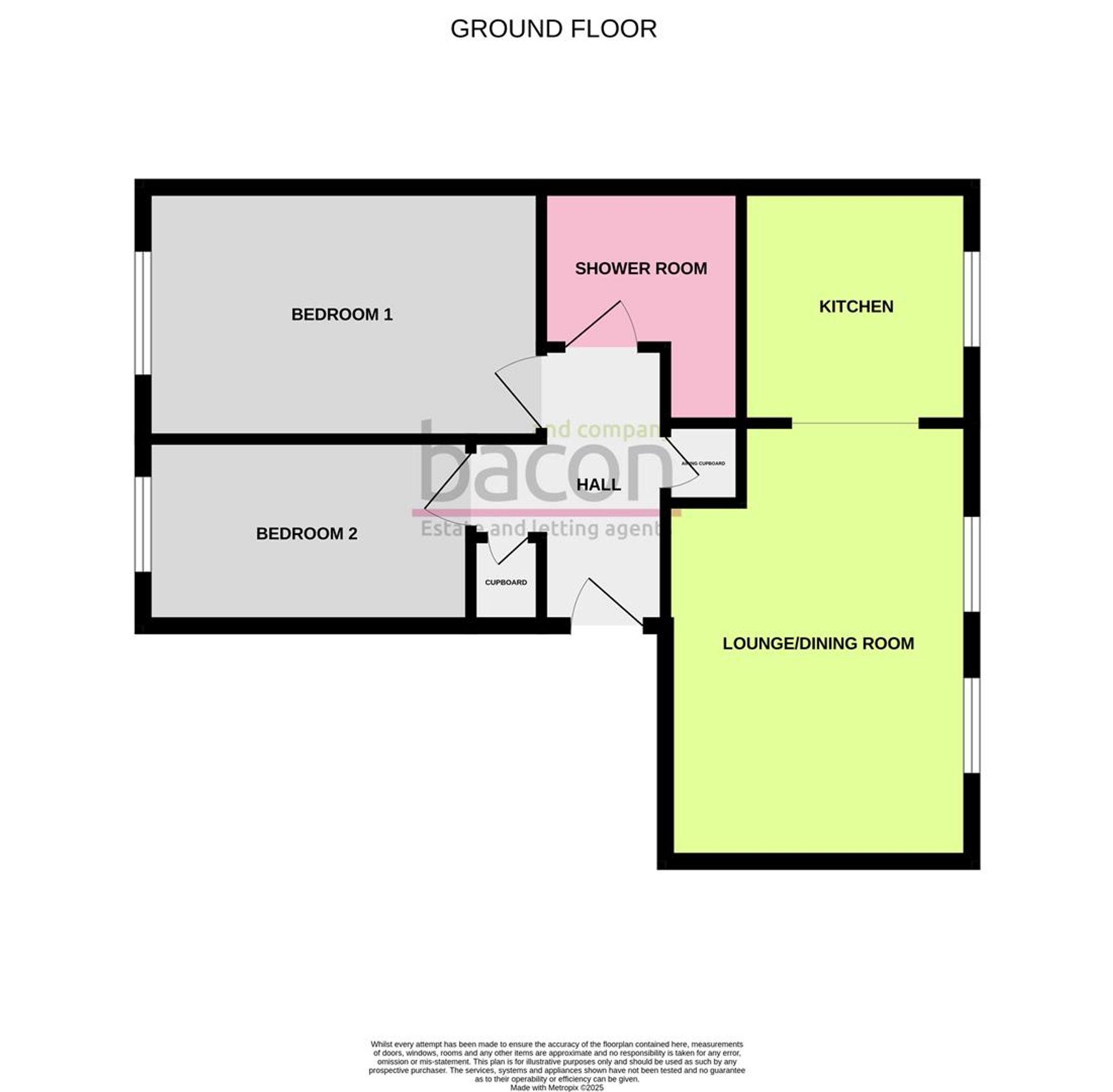 Floor Plan | Other | Flat 7, The Cloisters, 2 Carnegie Road, Worthing, BN14 7BF | Sold - Subject to Contract